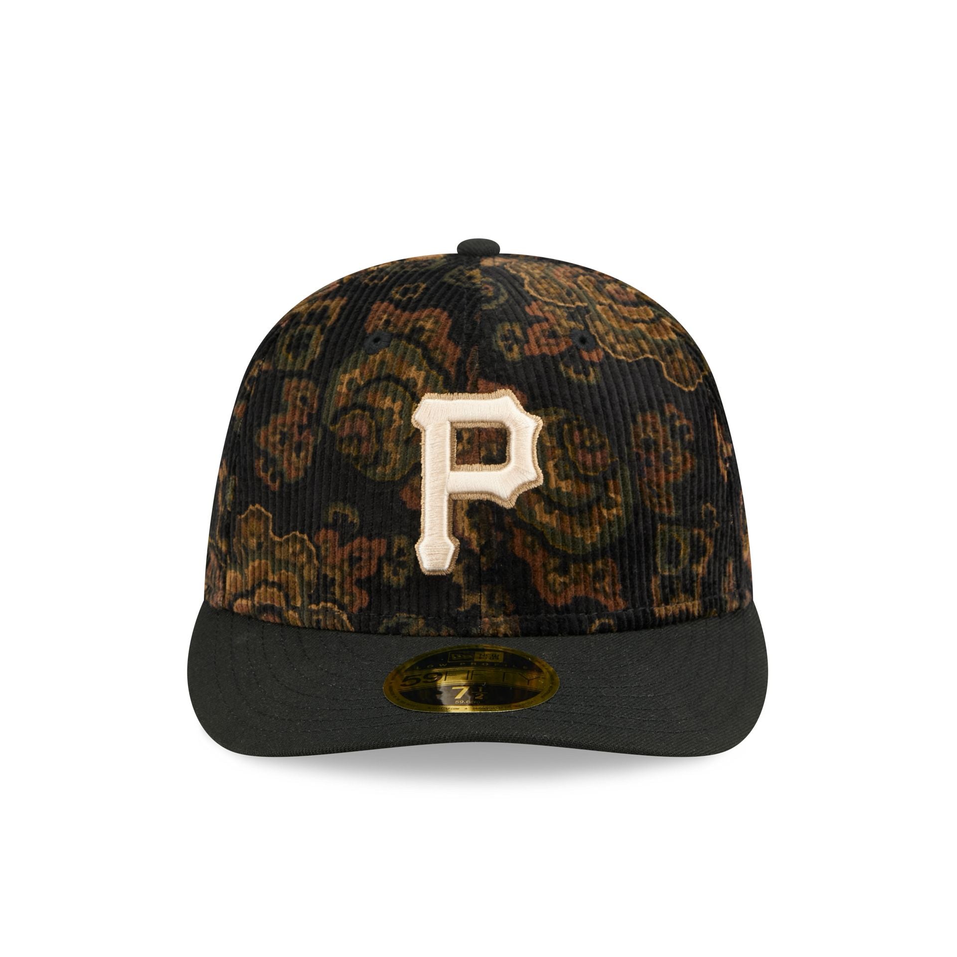 Alternative view of Pittsburgh Pirates Three Looms Floral Cord Low Profile 59Fifty Fitted Hat