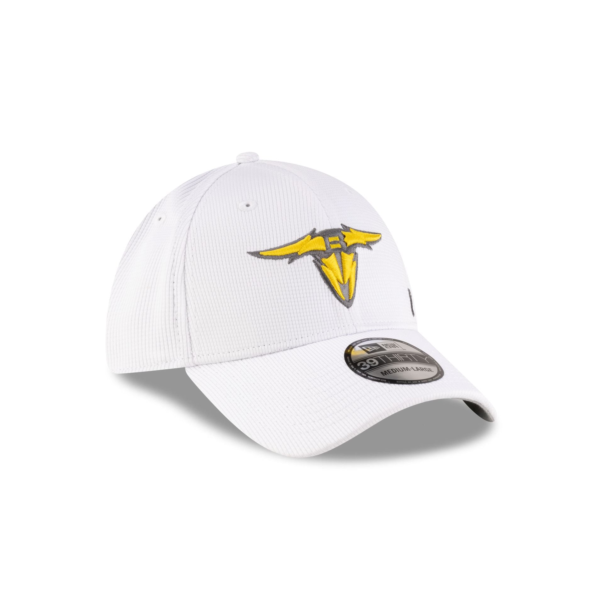 San Antonio Brahmas White 39Thirty Stretch Fit Hat - Image 3