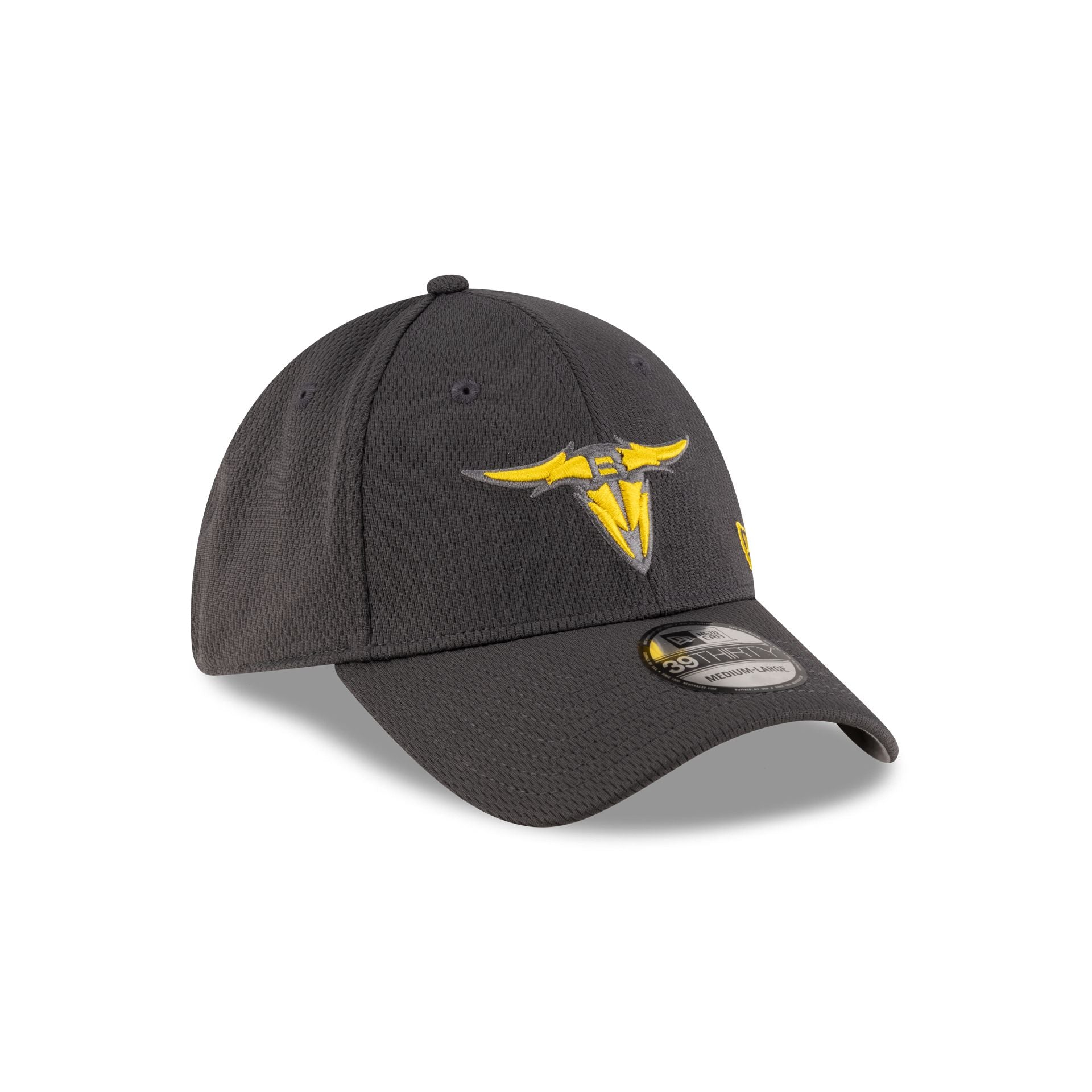 San Antonio Brahmas Gray 39Thirty Stretch Fit Hat - Image 3