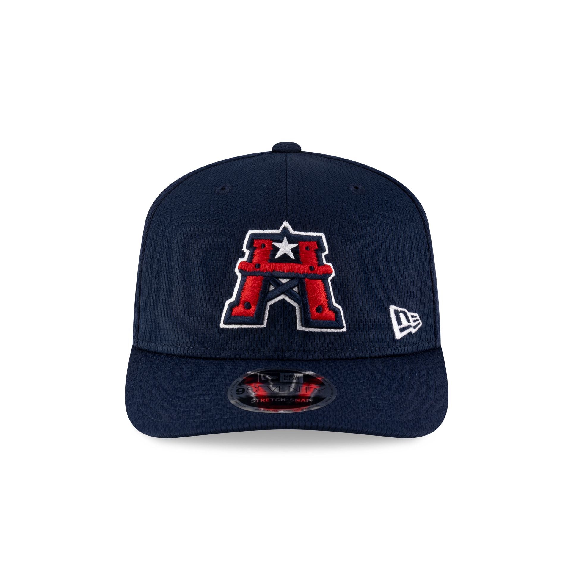 Alternative view of Houston Roughnecks Navy 9Seventy Stretch-Snap Hat