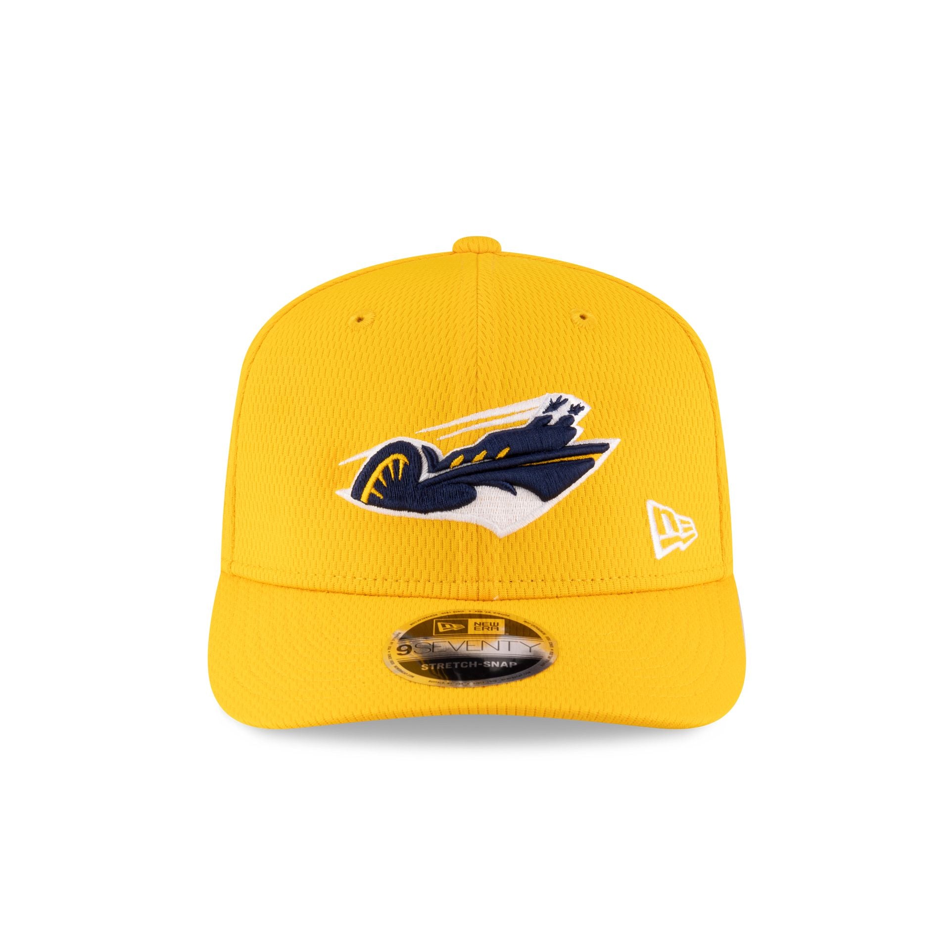 Alternative view of Memphis Showboats Yellow 9Seventy Stretch-Snap Hat