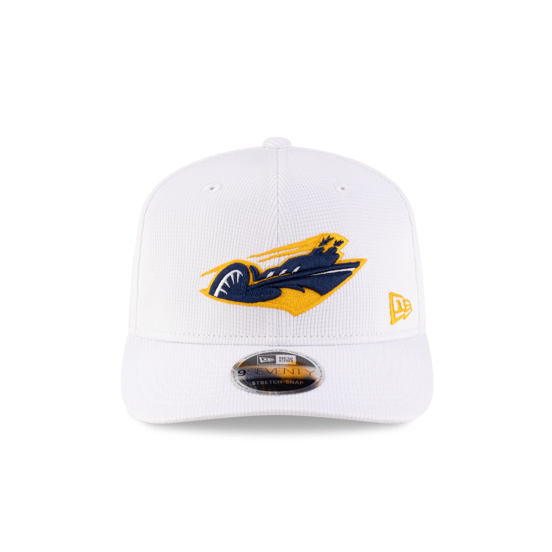 Alternative view of Memphis Showboats White 9Seventy Stretch-Snap Hat