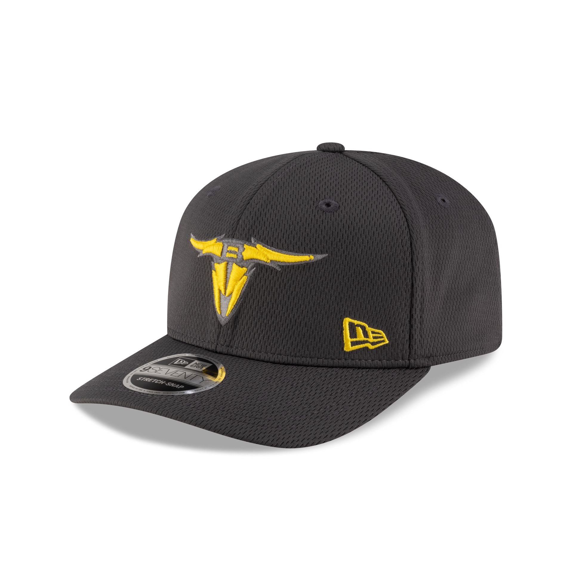 San Antonio Brahmas Gray 9Seventy Stretch-Snap Hat