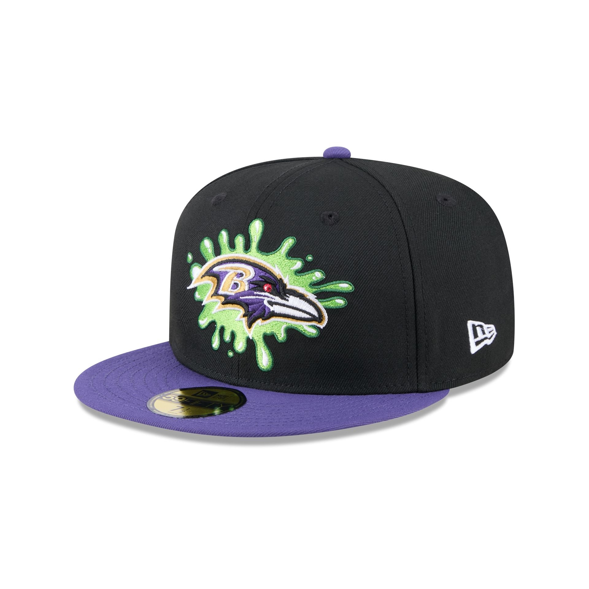 Nickelodeon Slime X Baltimore Ravens 59Fifty Fitted Hat