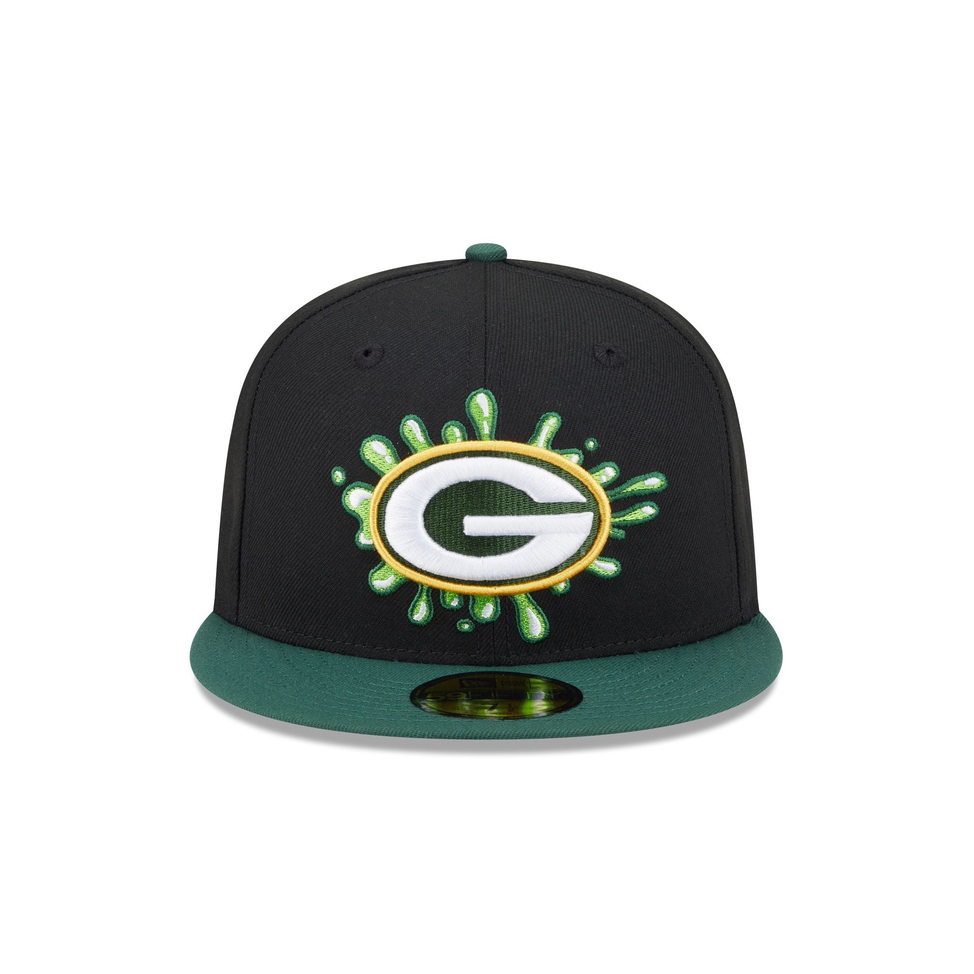 Alternative view of Nickelodeon Slime X Green Bay Packers 59Fifty Fitted Hat