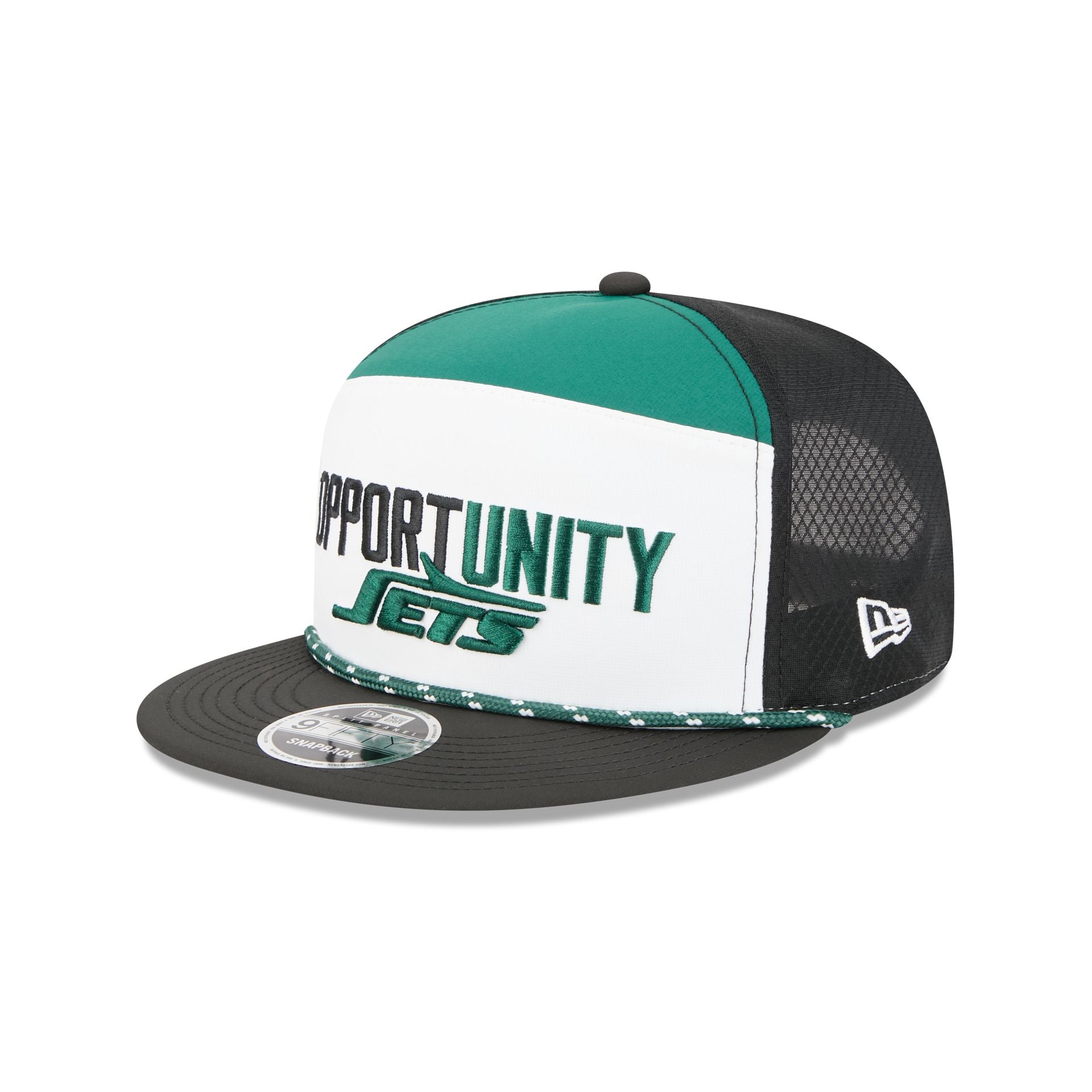 New York Jets 2025 Inspire Change Split Panel 9Fifty Snapback Hat
