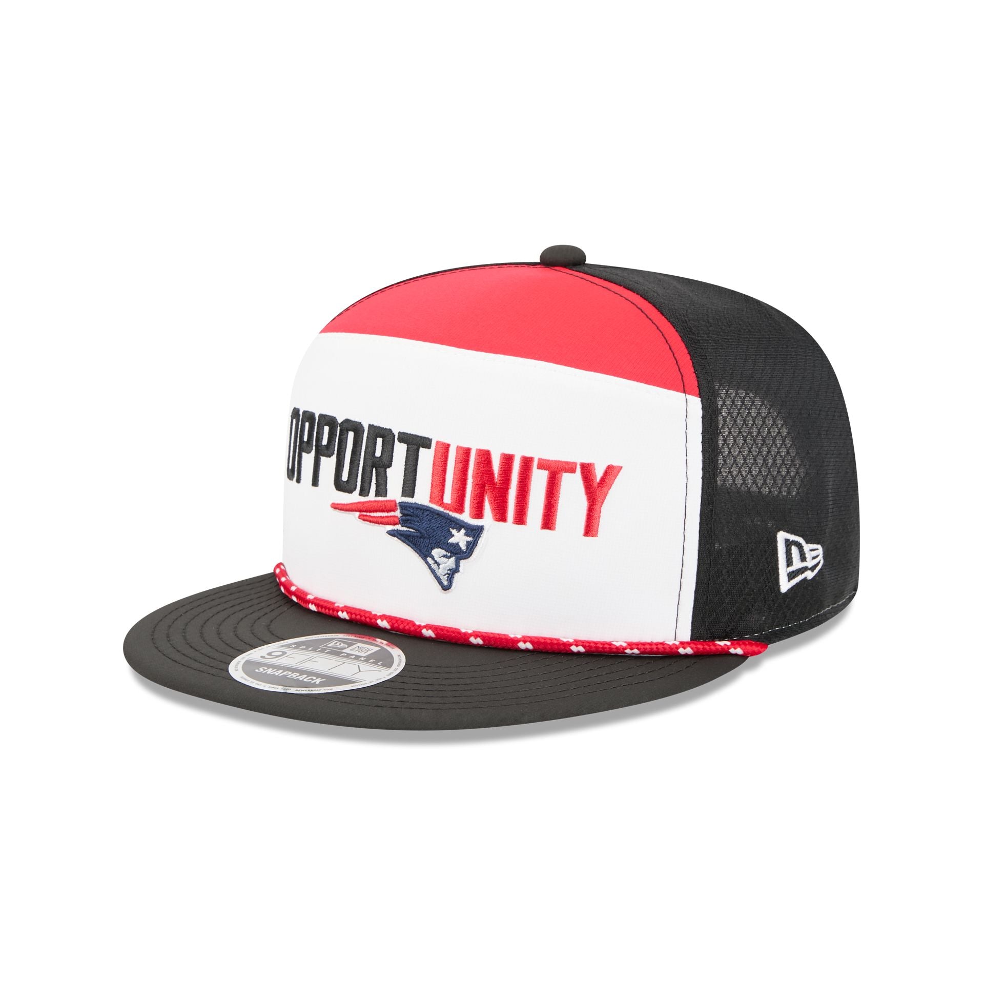 New England Patriots 2025 Inspire Change Split Panel 9Fifty Snapback Hat