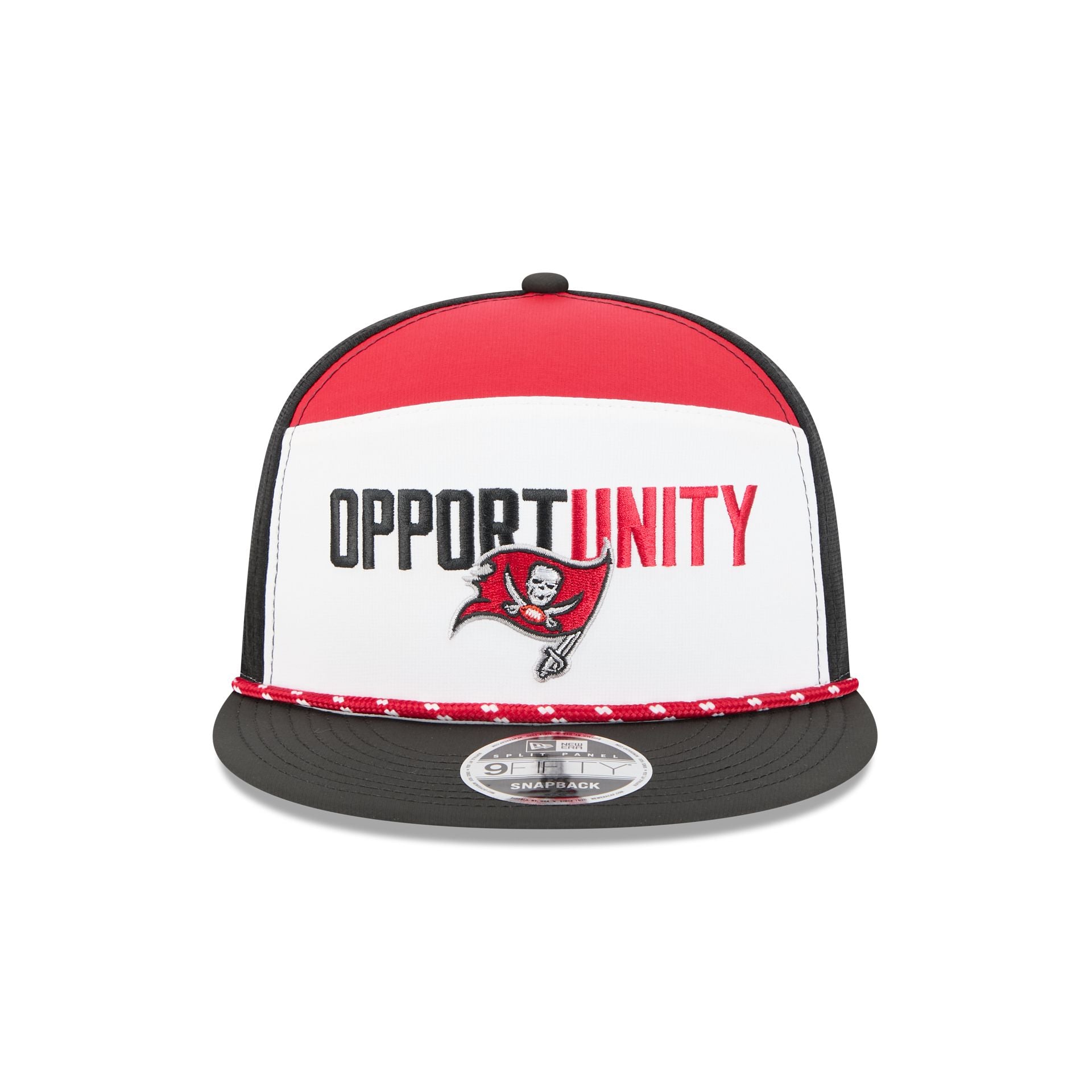 Alternative view of Tampa Bay Buccaneers 2025 Inspire Change Split Panel 9Fifty Snapback Hat