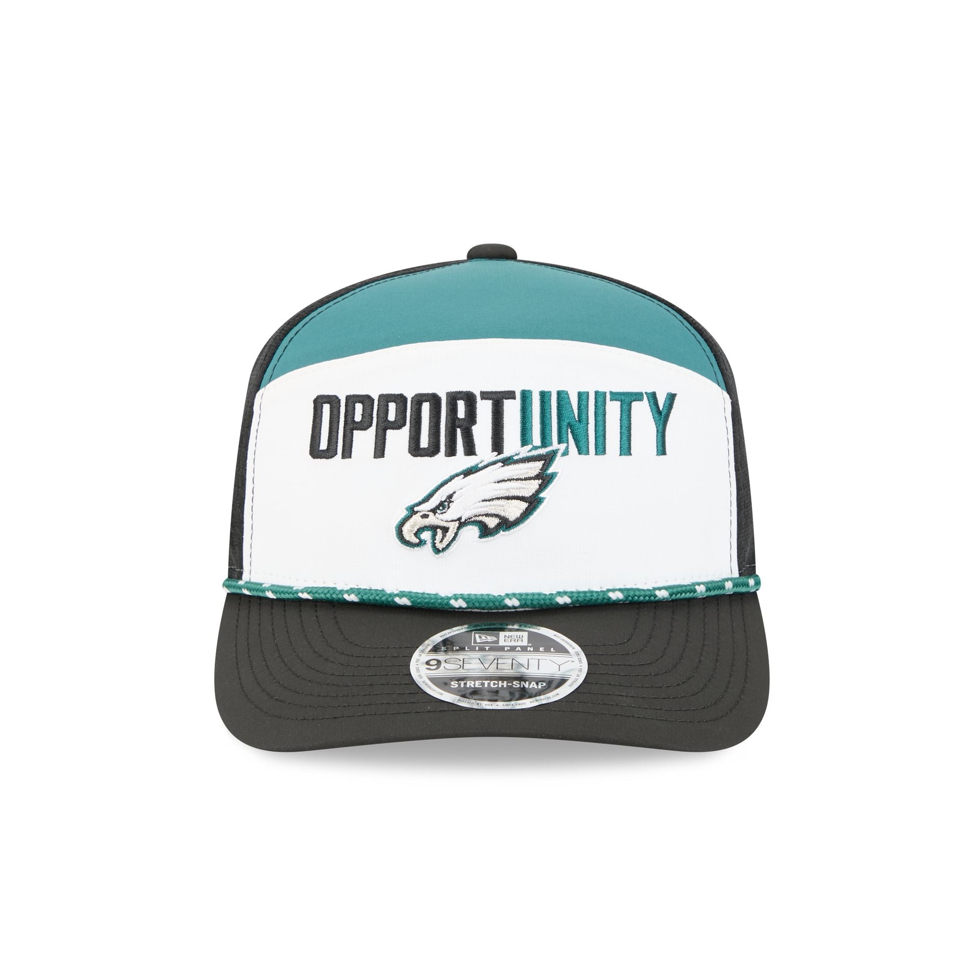 Philadelphia Eagles 2025 Inspire Change Split Panel 9Seventy Trucker Hat - Image 2