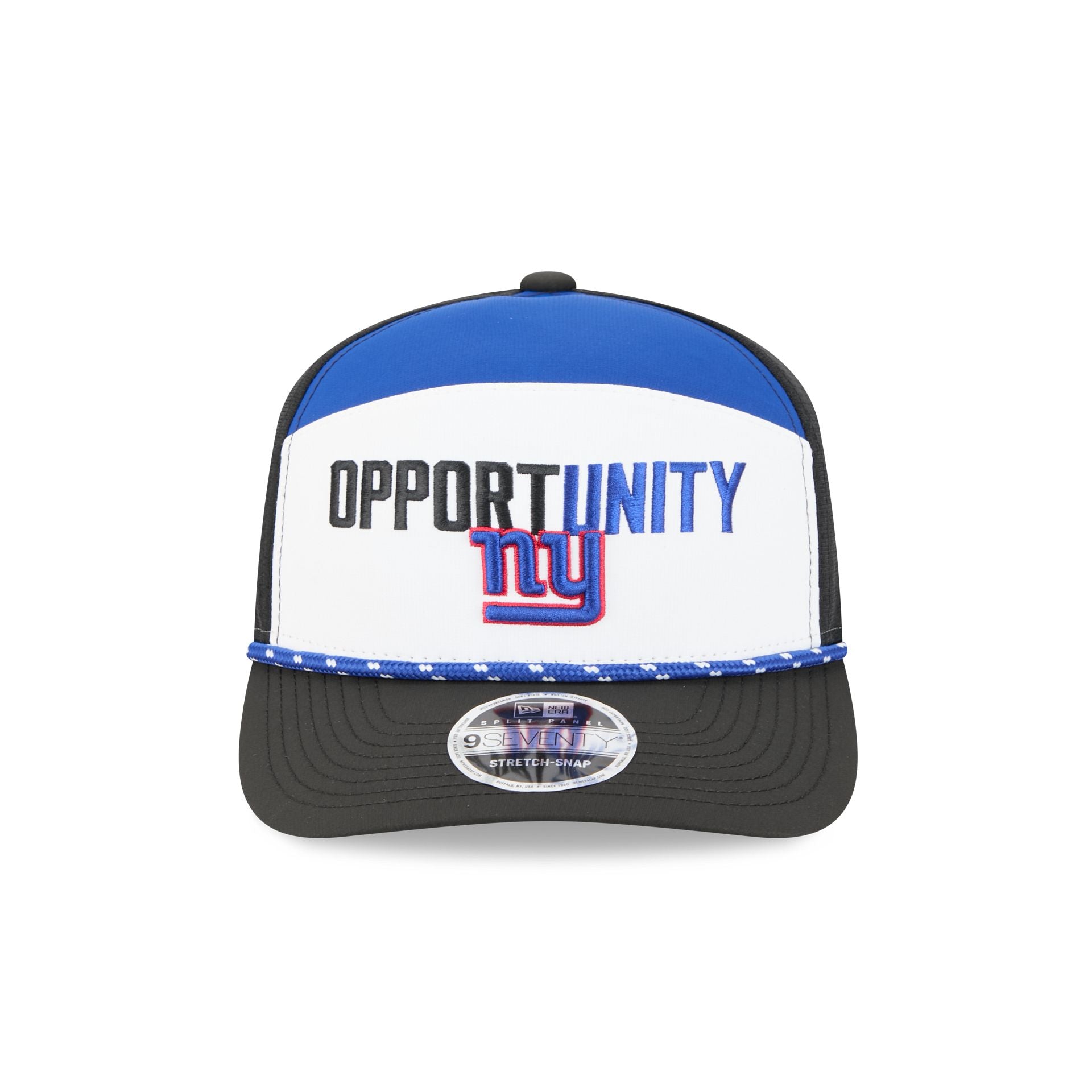 Alternative view of New York Giants 2025 Inspire Change Split Panel 9Seventy Trucker Hat