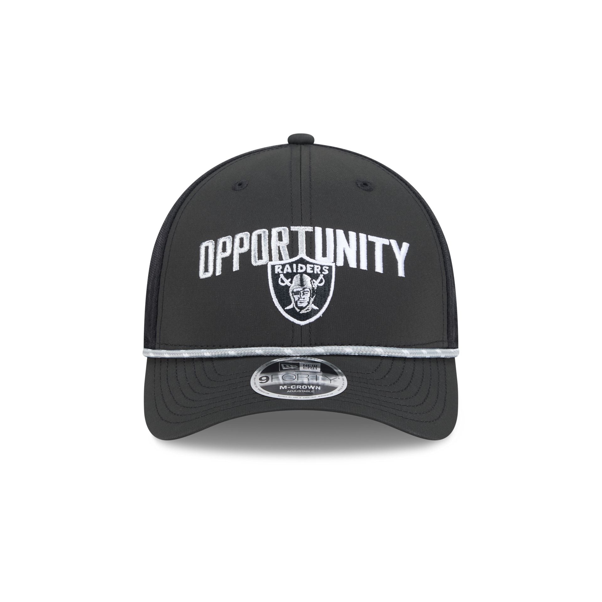 Alternative view of Las Vegas Raiders 2025 Inspire Change 9Forty M-Crown Snapback Hat