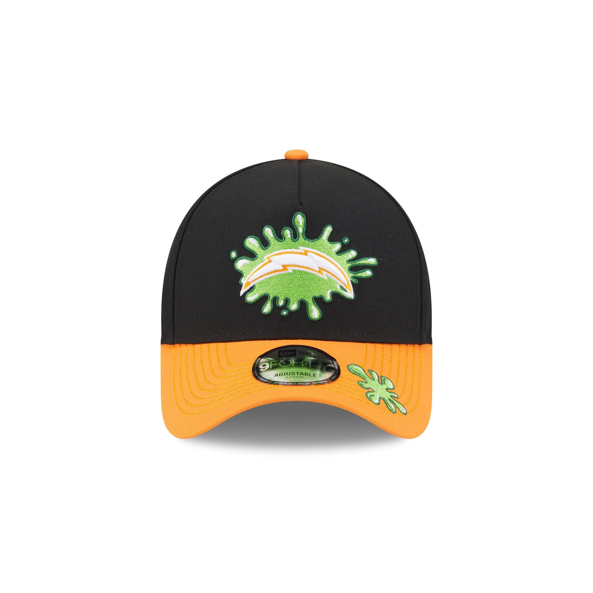Alternative view of Nickelodeon Slime X Los Angeles Chargers 9Forty A-Frame Snapback Hat