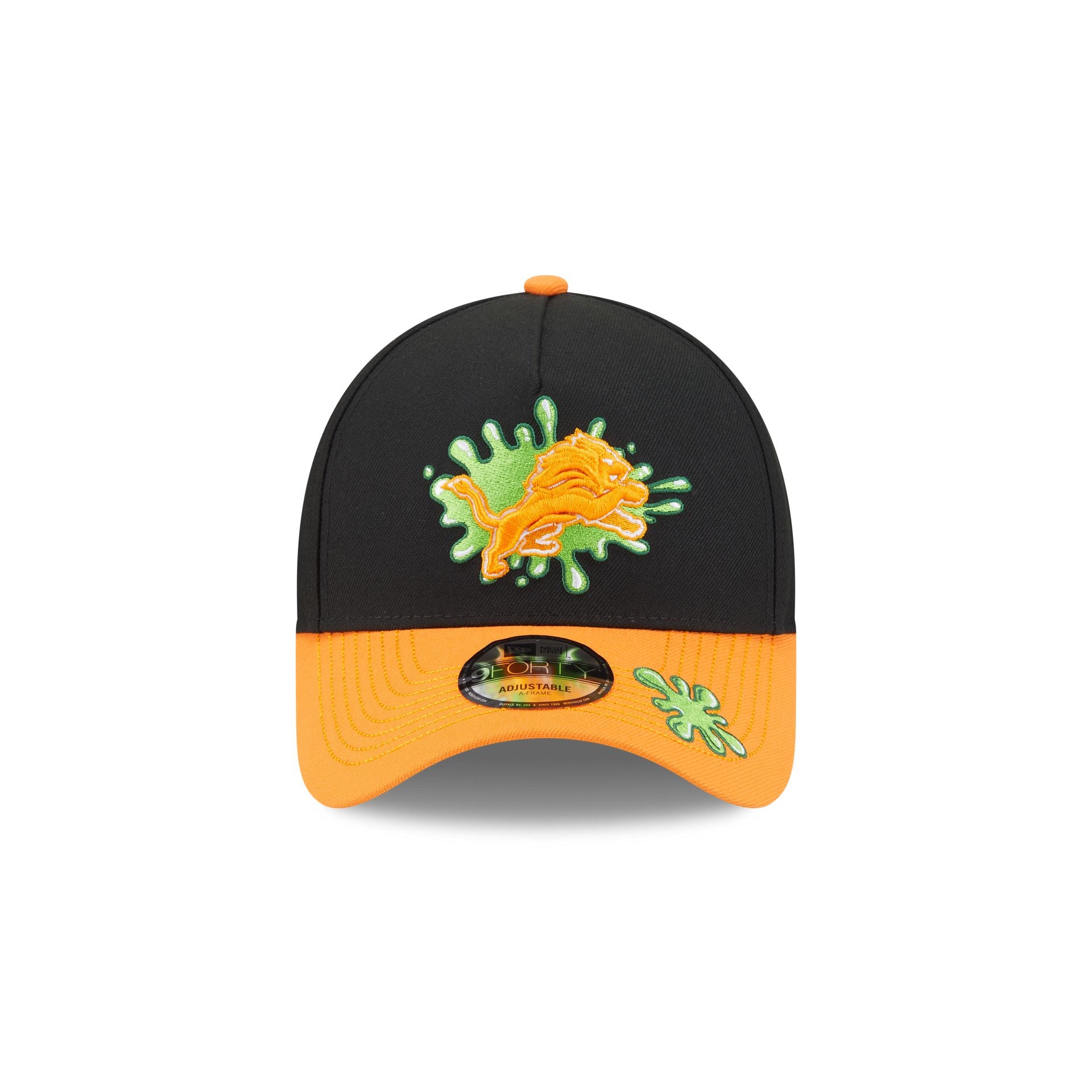 Alternative view of Nickelodeon Slime X Detroit Lions 9Forty A-Frame Snapback Hat
