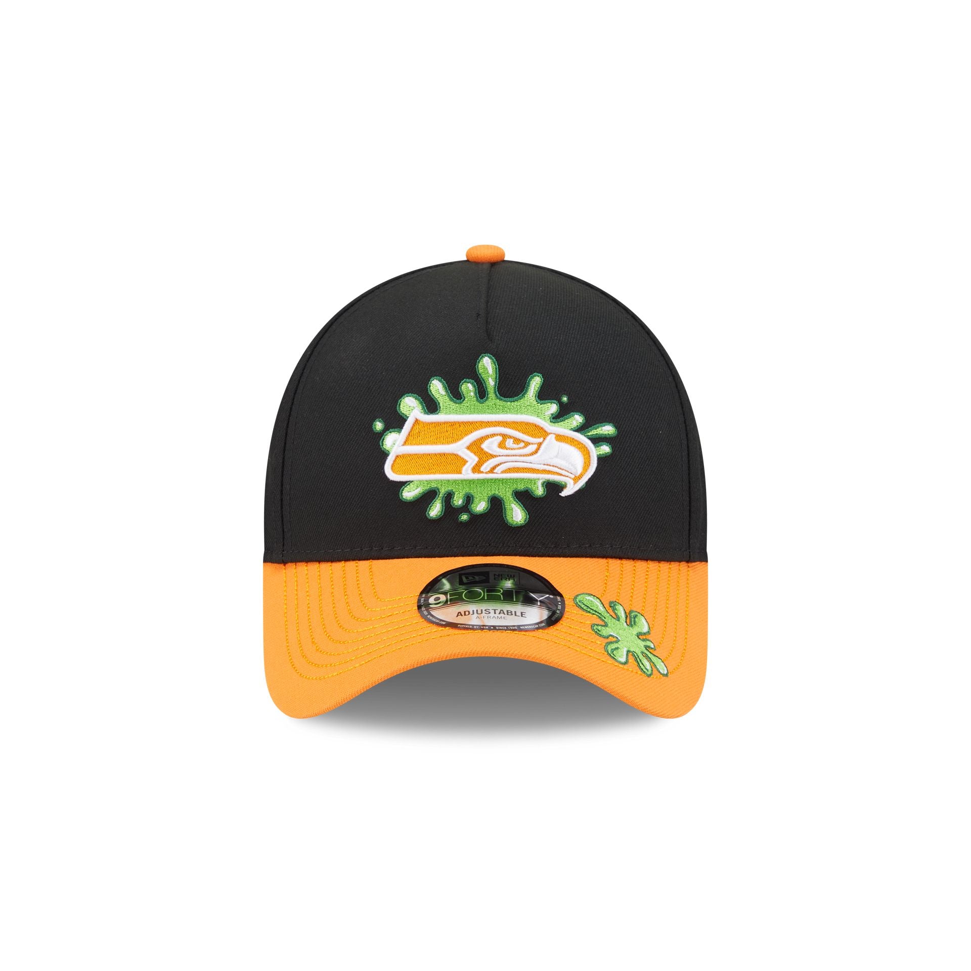 Alternative view of Nickelodeon Slime X Seattle Seahawks 9Forty A-Frame Snapback Hat