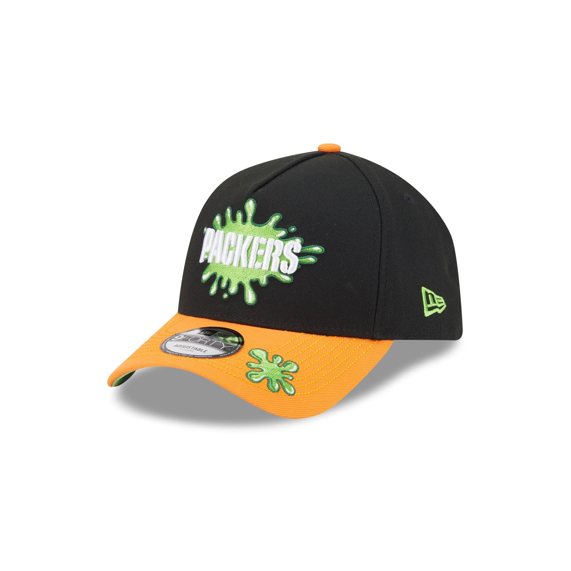 Nickelodeon Slime X Green Bay Packers 9Forty A-Frame Snapback Hat