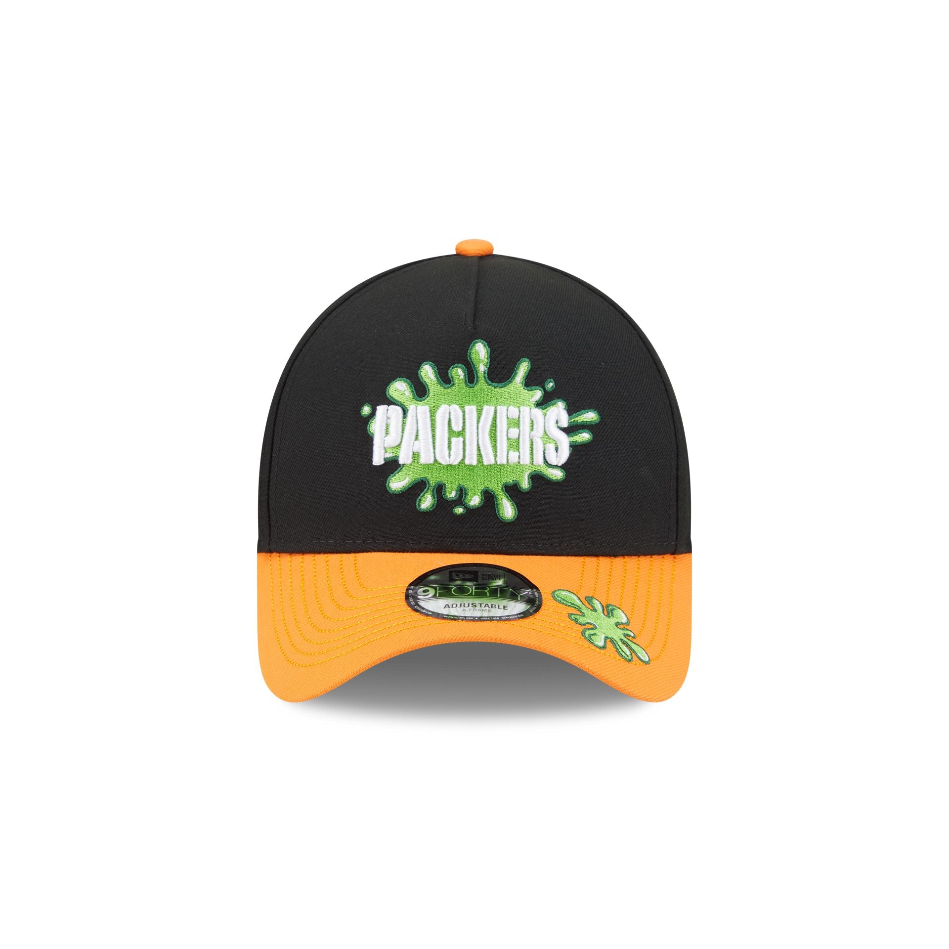 Alternative view of Nickelodeon Slime X Green Bay Packers 9Forty A-Frame Snapback Hat