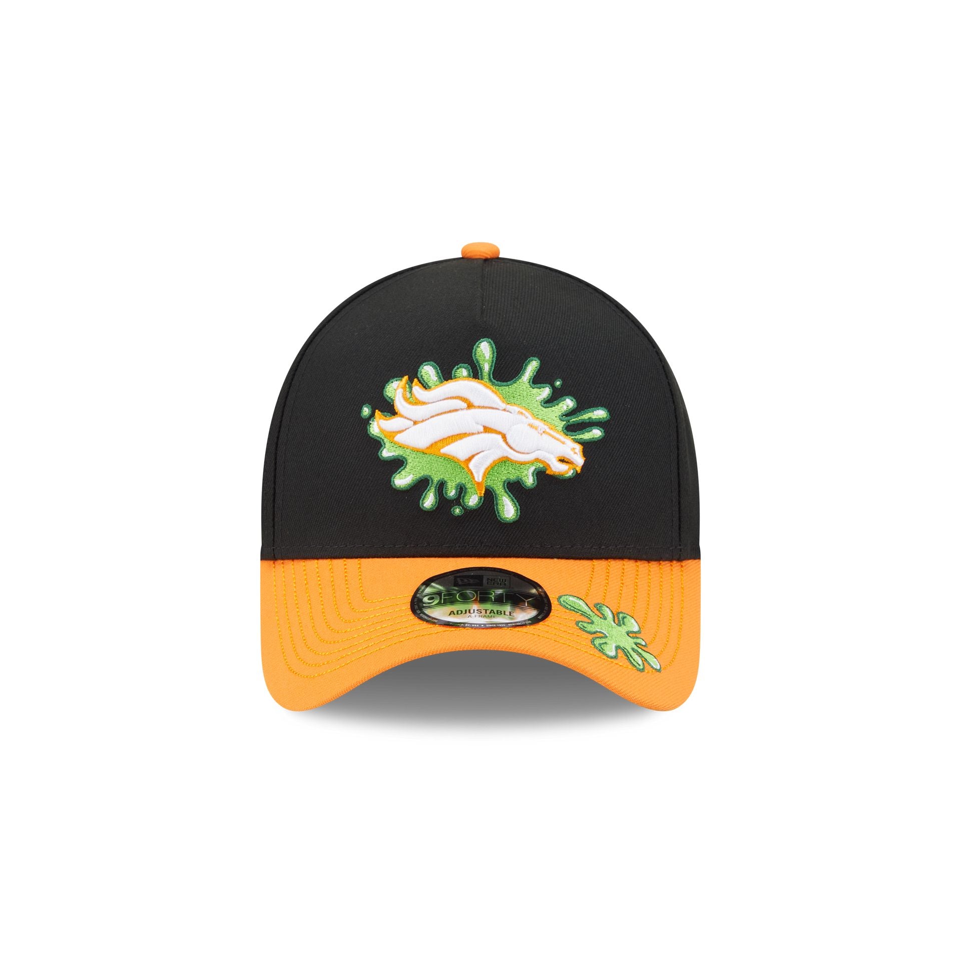 Alternative view of Nickelodeon Slime X Denver Broncos 9Forty A-Frame Snapback Hat