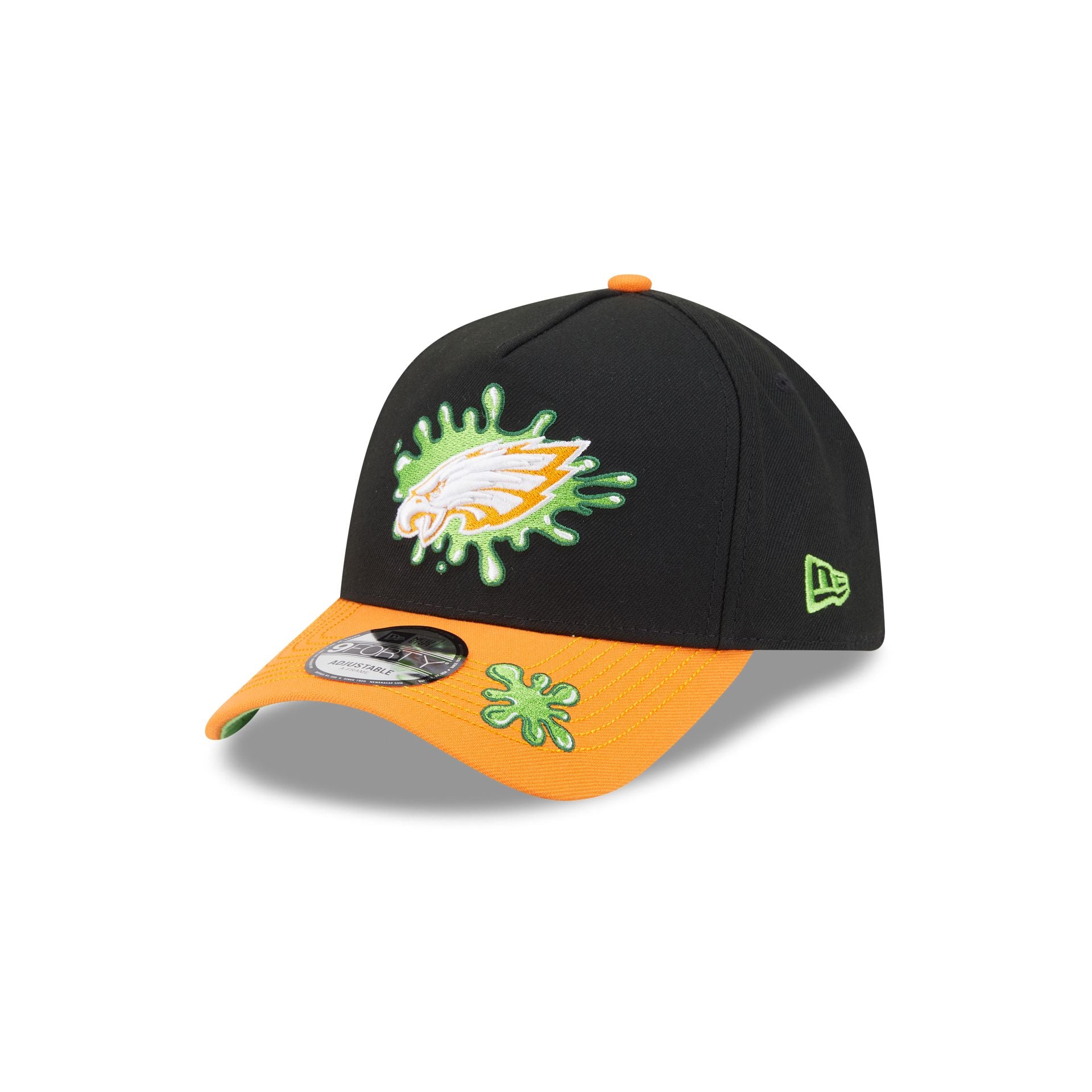 Nickelodeon Slime X Philadelphia Eagles 9Forty A-Frame Snapback Hat