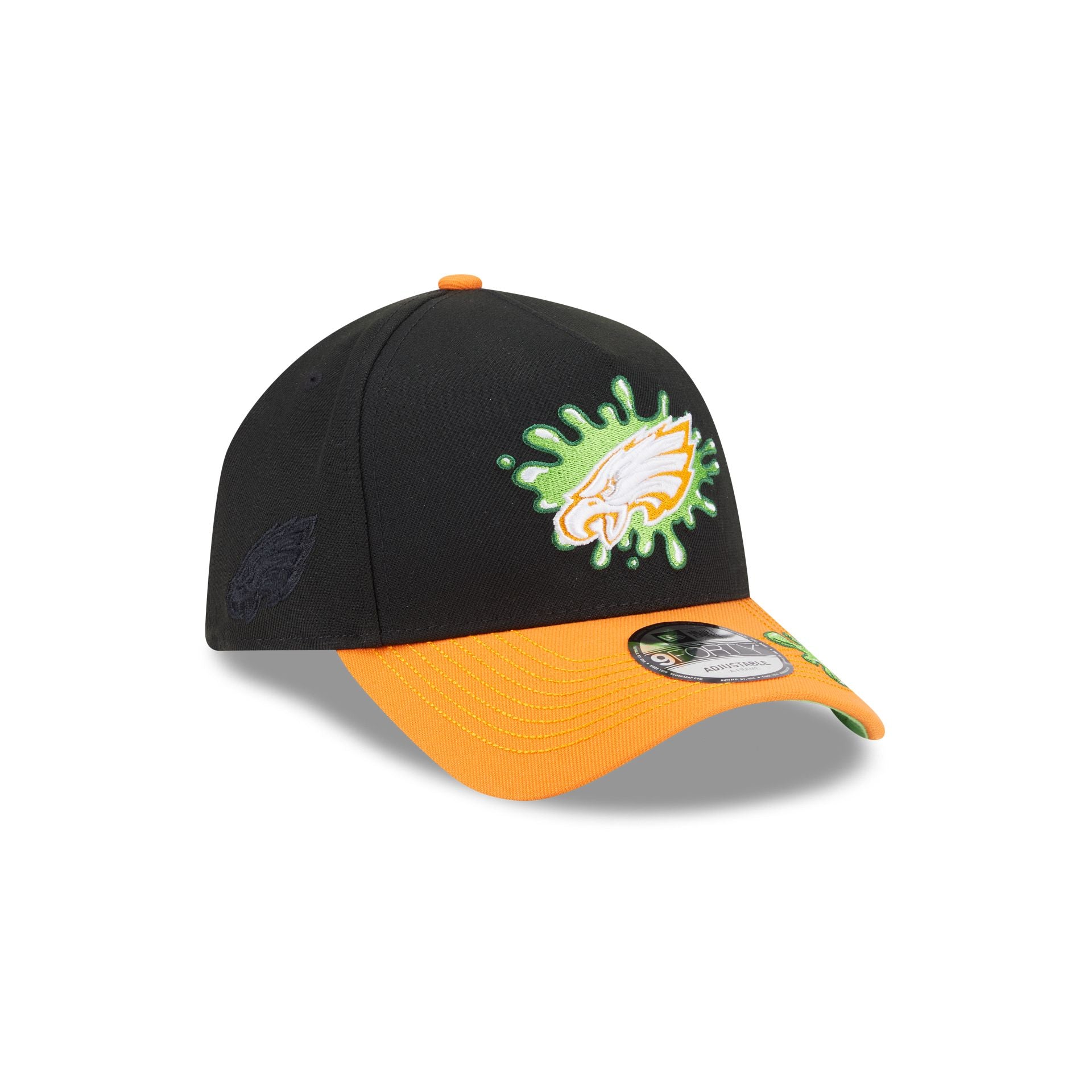 Nickelodeon Slime X Philadelphia Eagles 9Forty A-Frame Snapback Hat - Image 3