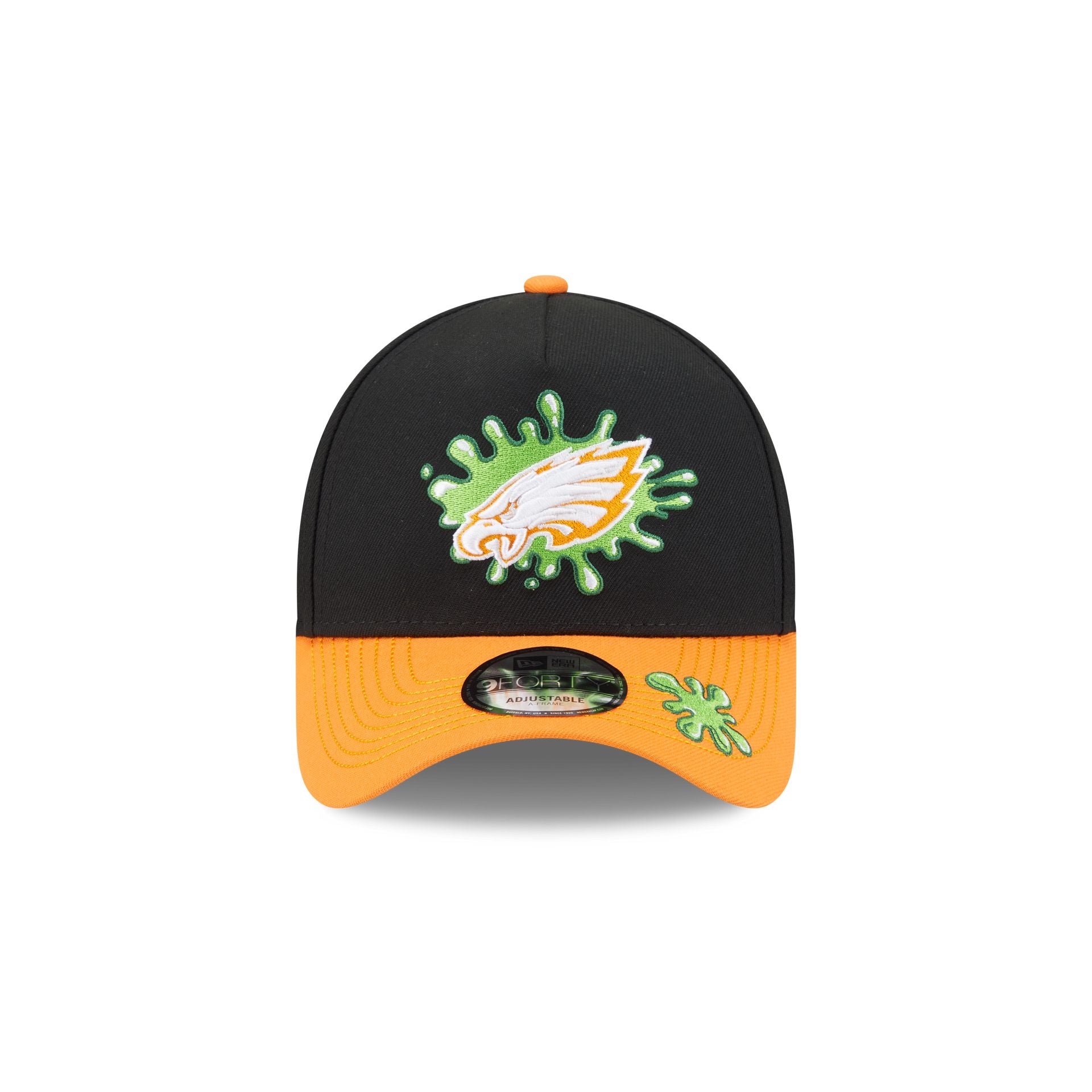 Alternative view of Nickelodeon Slime X Philadelphia Eagles 9Forty A-Frame Snapback Hat