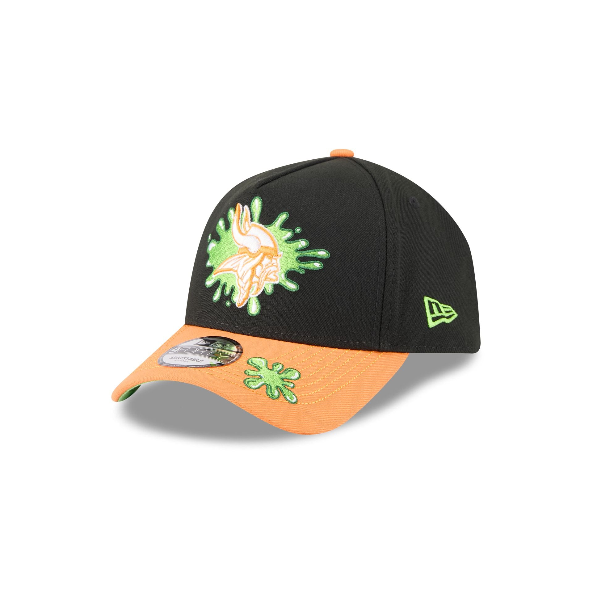 Nickelodeon Slime X Minnesota Vikings 9Forty A-Frame Snapback Hat