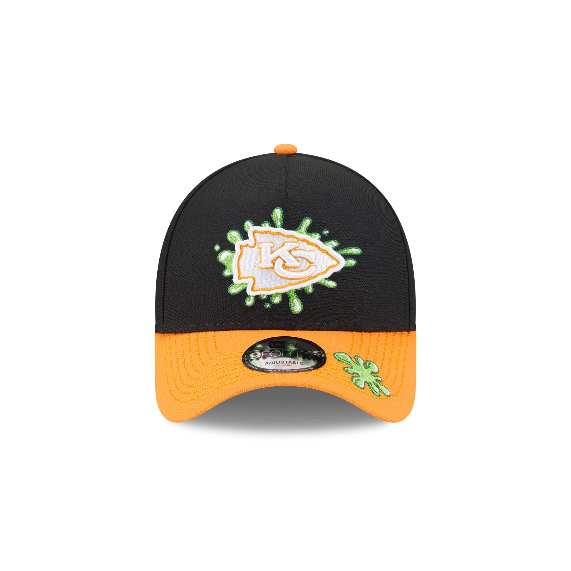 Alternative view of Nickelodeon Slime X Kansas City Chiefs 9Forty A-Frame Snapback Hat