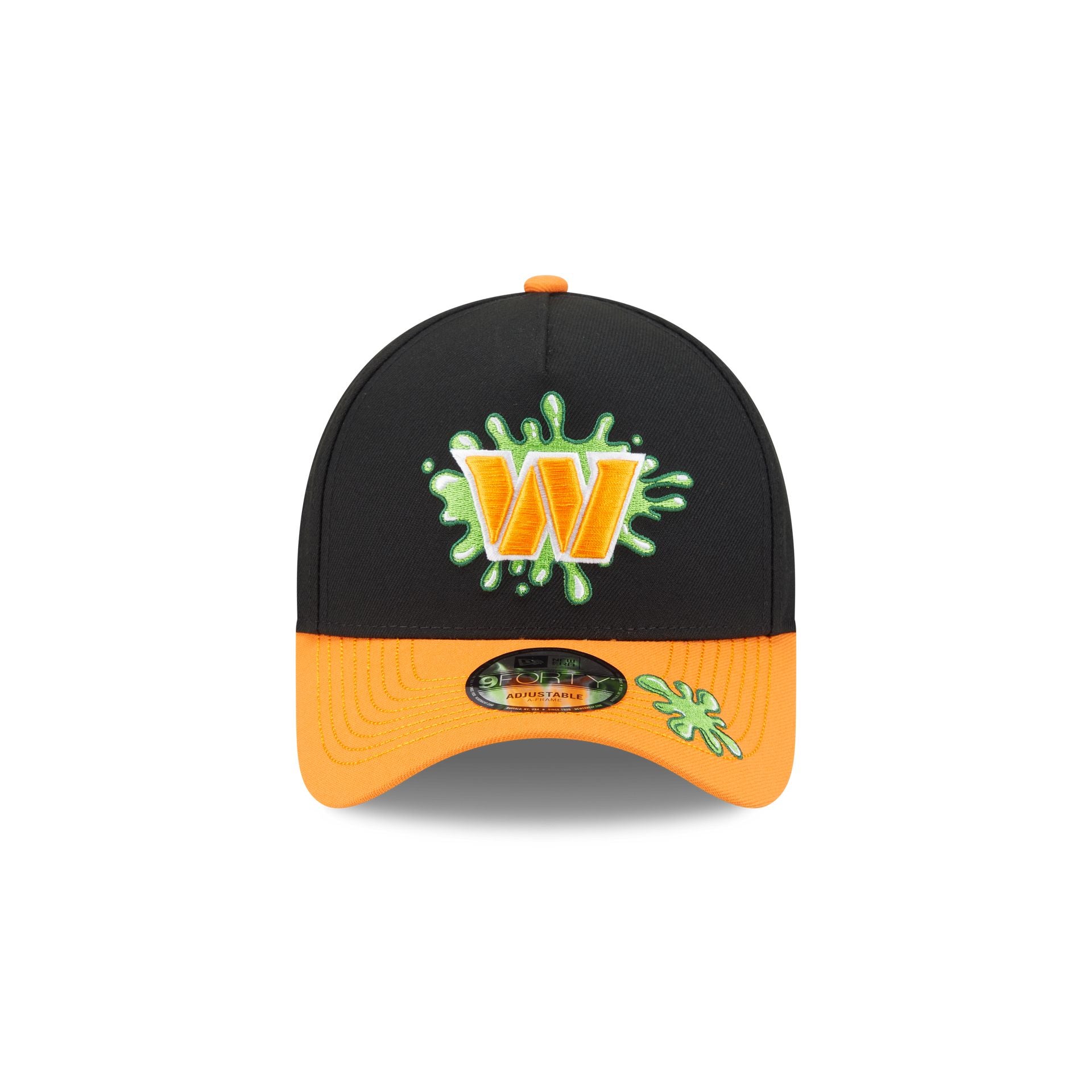 Alternative view of Nickelodeon Slime X Washington Commanders 9Forty A-Frame Snapback Hat