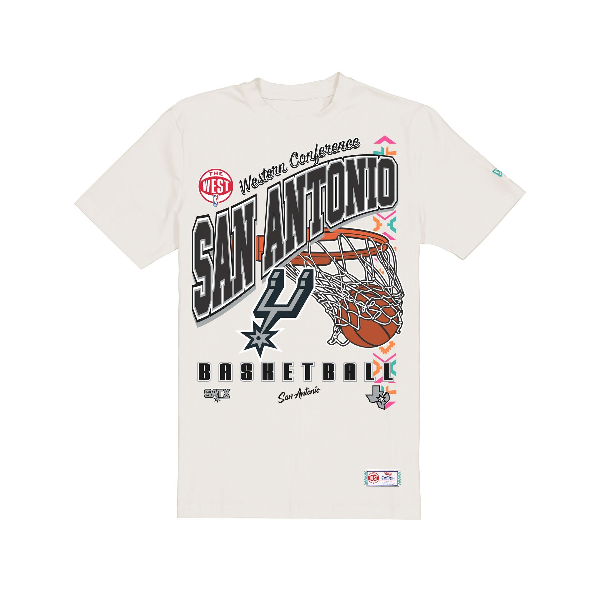 San Antonio Spurs 2025 City Edition Stone T-Shirt