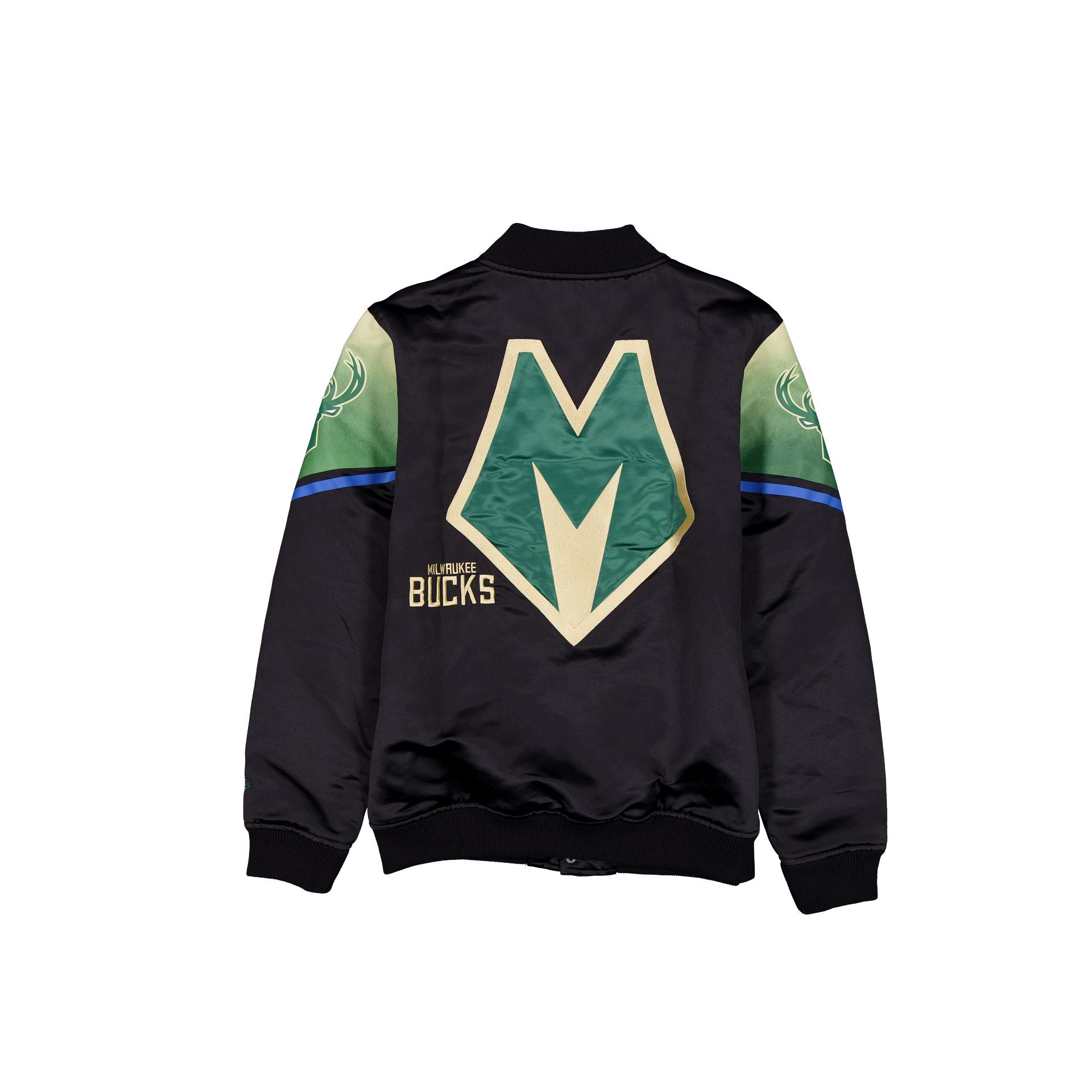 Alternative view of Milwaukee Bucks 2025 City Edition Black Jacket