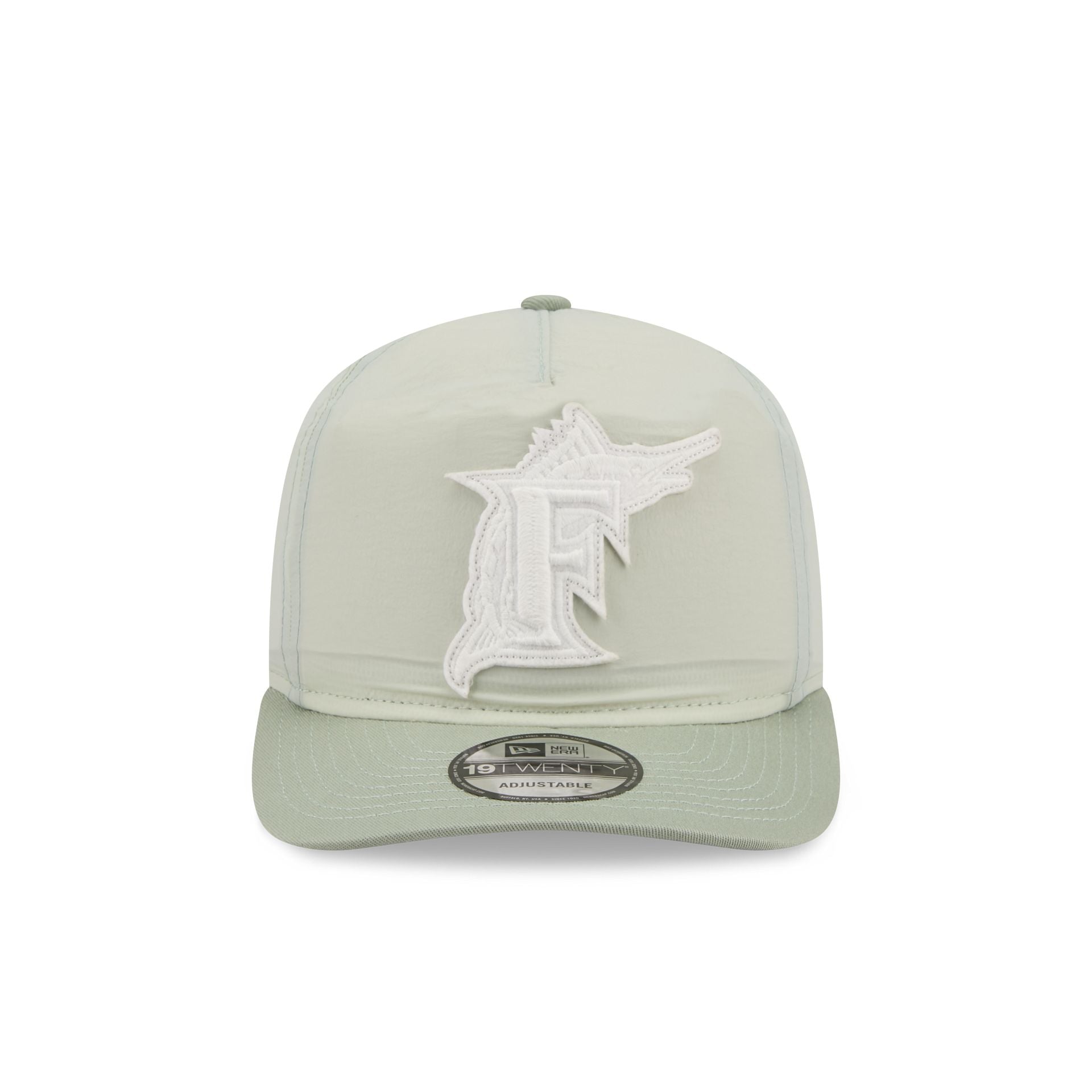 Alternative view of Miami Marlins Crinkle 19Twenty Adjustable Hat