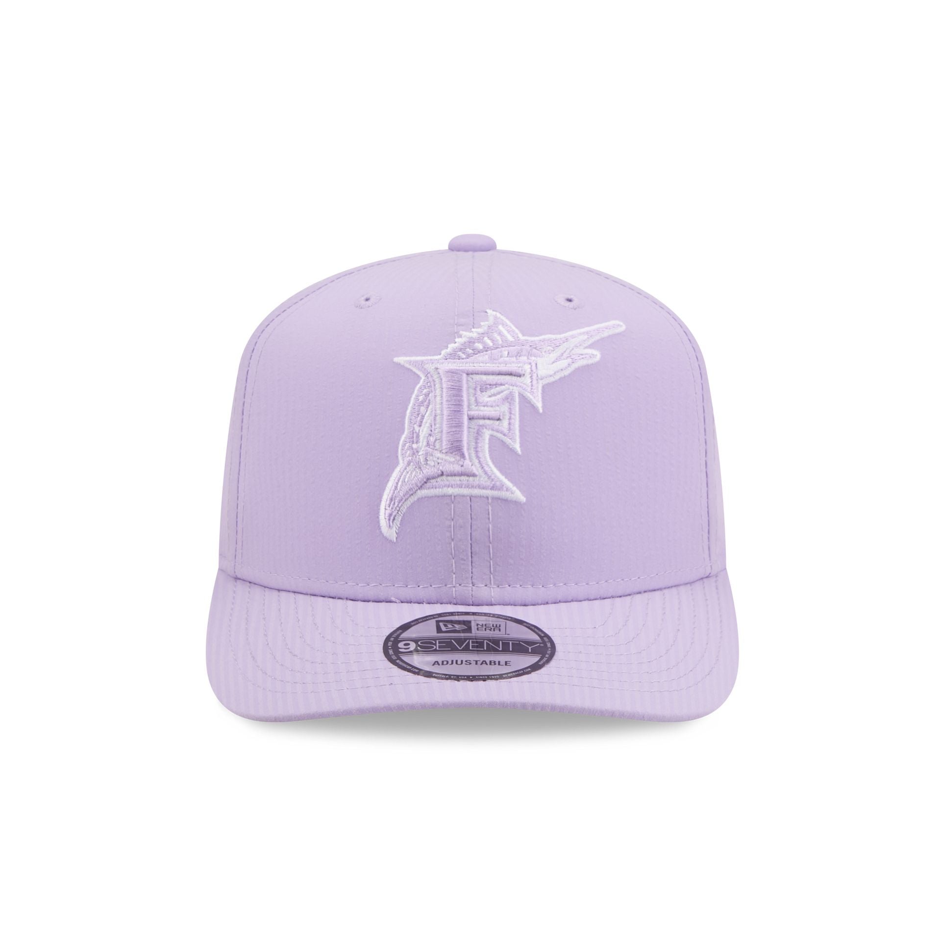 Alternative view of Miami Marlins Pastel Crepe 9Seventy Stretch-Snap Hat