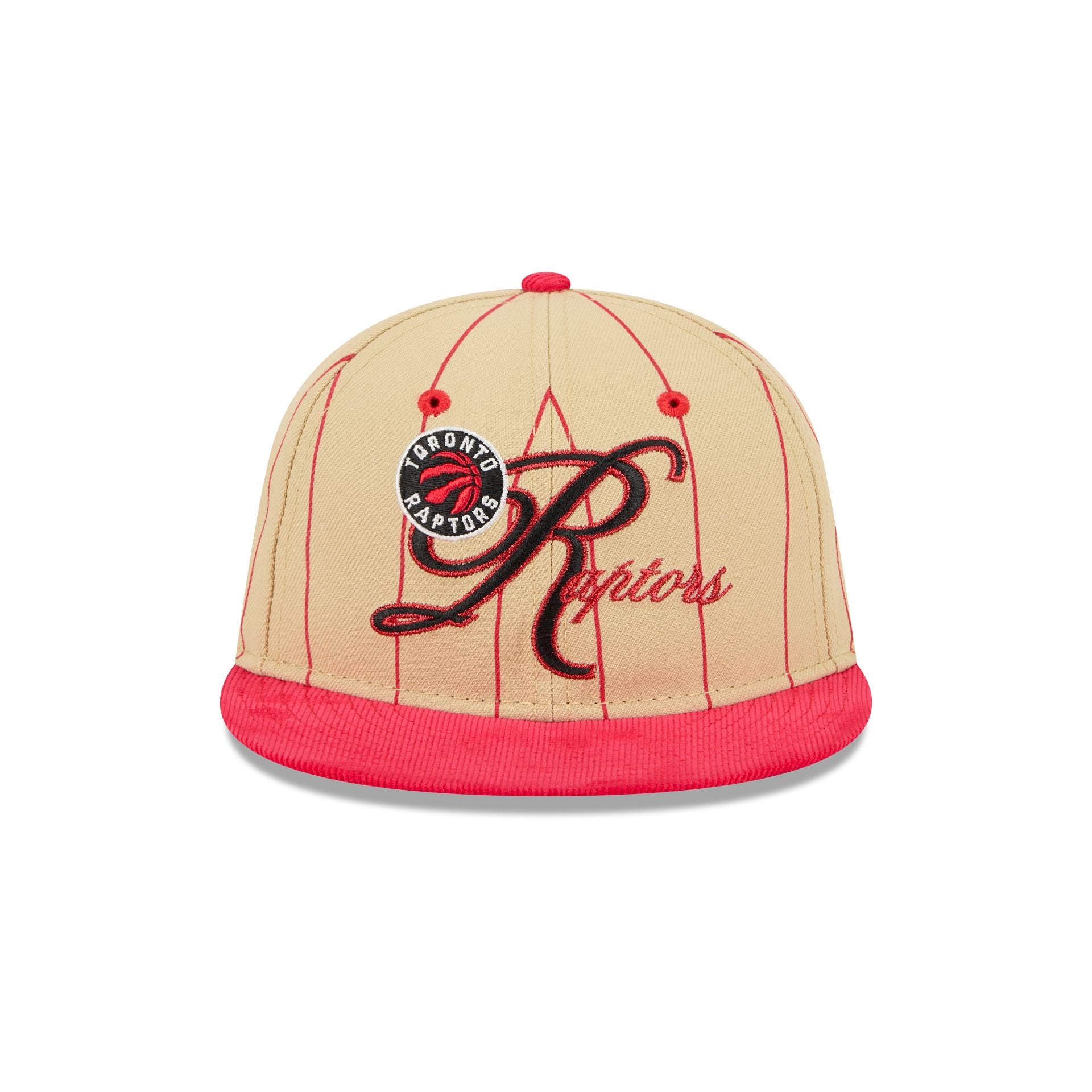 Alternative view of Toronto Raptors Pinstripe Script Retro Crown 9Fifty Adjustable Hat