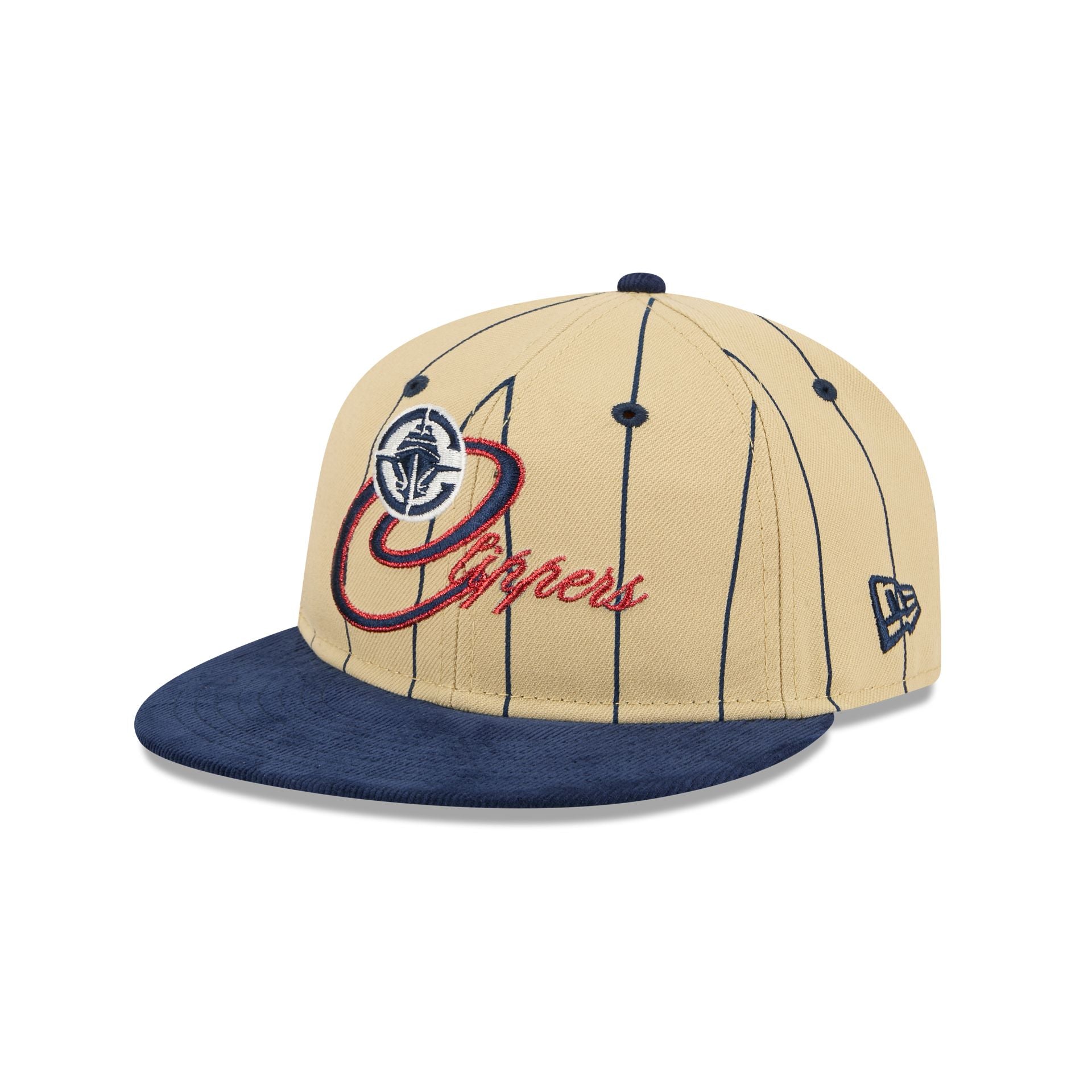 Los Angeles Clippers Pinstripe Script Retro Crown 9Fifty Adjustable Hat