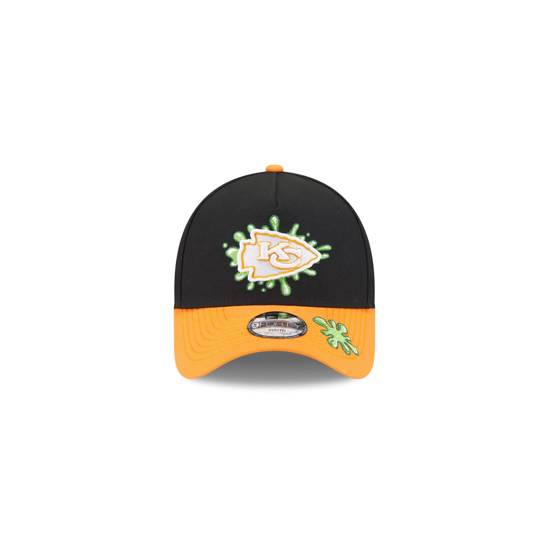 Alternative view of Nickelodeon Slime X Kansas City Chiefs Kids 9Forty A-Frame Snapback Hat