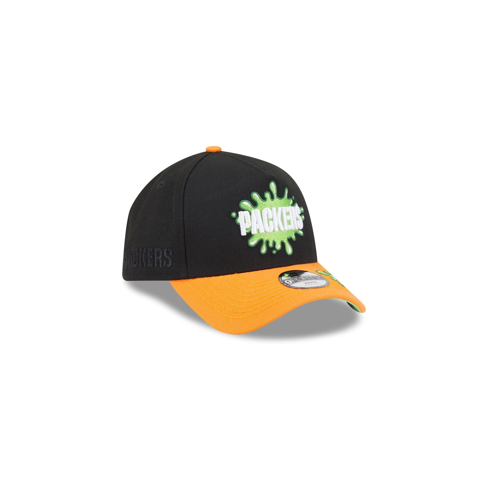 Nickelodeon Slime X Green Bay Packers Kids 9Forty A-Frame Snapback Hat - Image 3