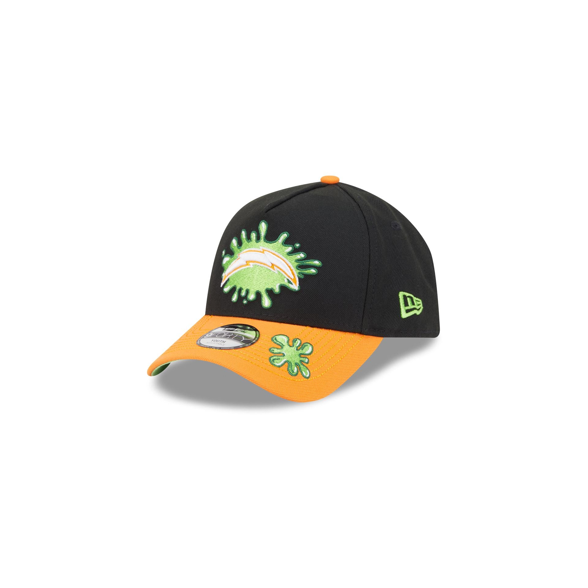 Nickelodeon Slime X Los Angeles Chargers Kids 9Forty A-Frame Snapback Hat