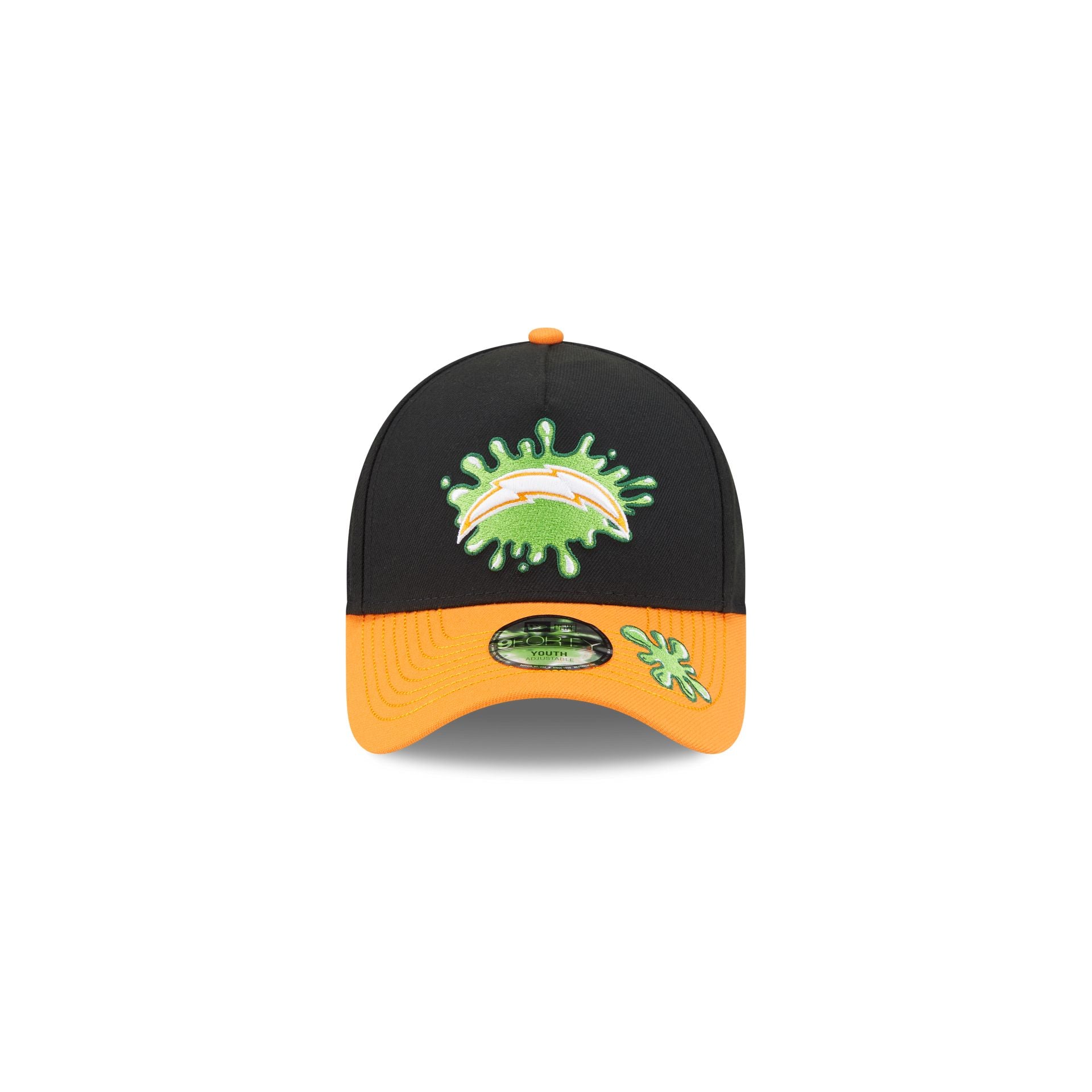 Alternative view of Nickelodeon Slime X Los Angeles Chargers Kids 9Forty A-Frame Snapback Hat