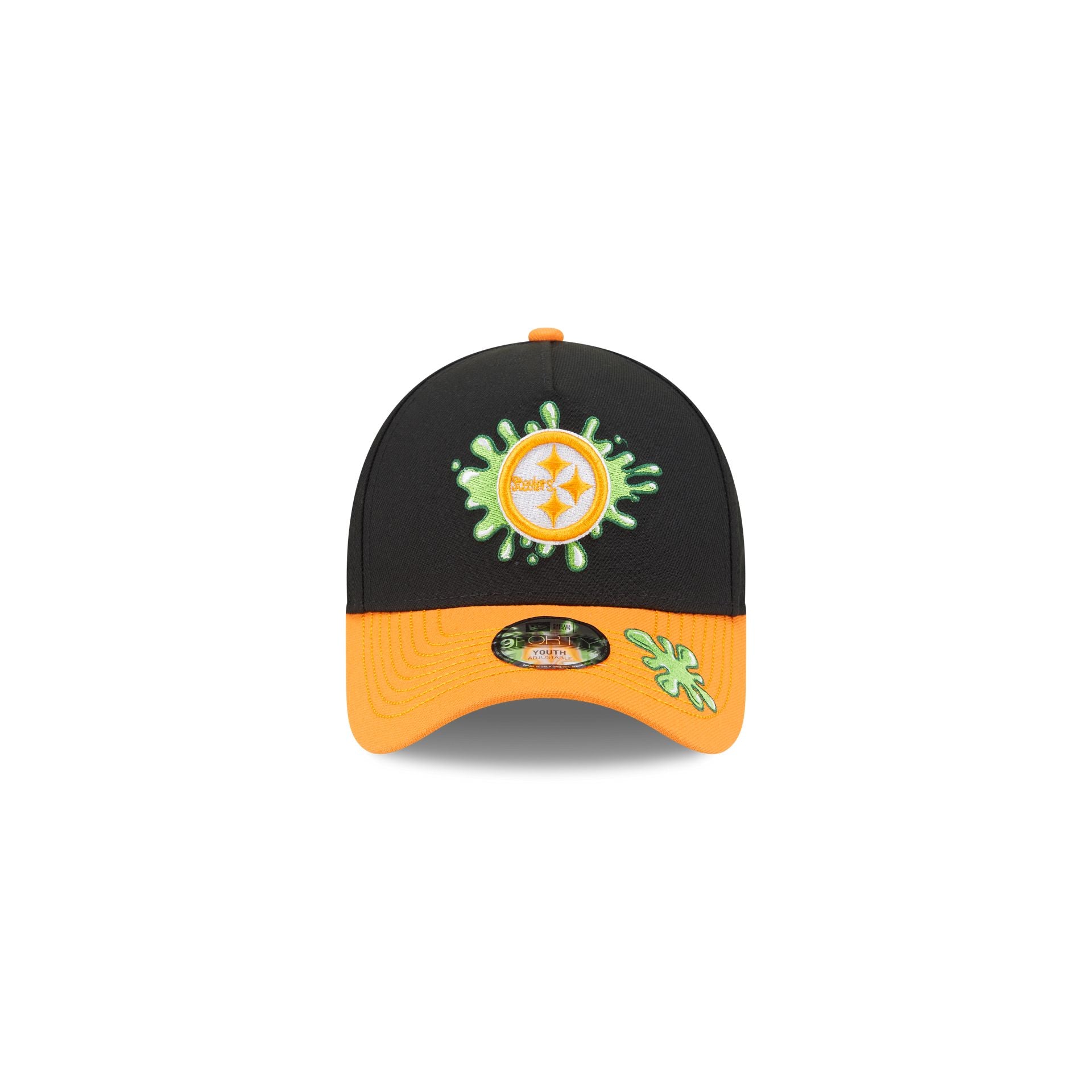 Nickelodeon Slime X Pittsburgh Steelers Kids 9Forty A-Frame Snapback Hat - Image 2