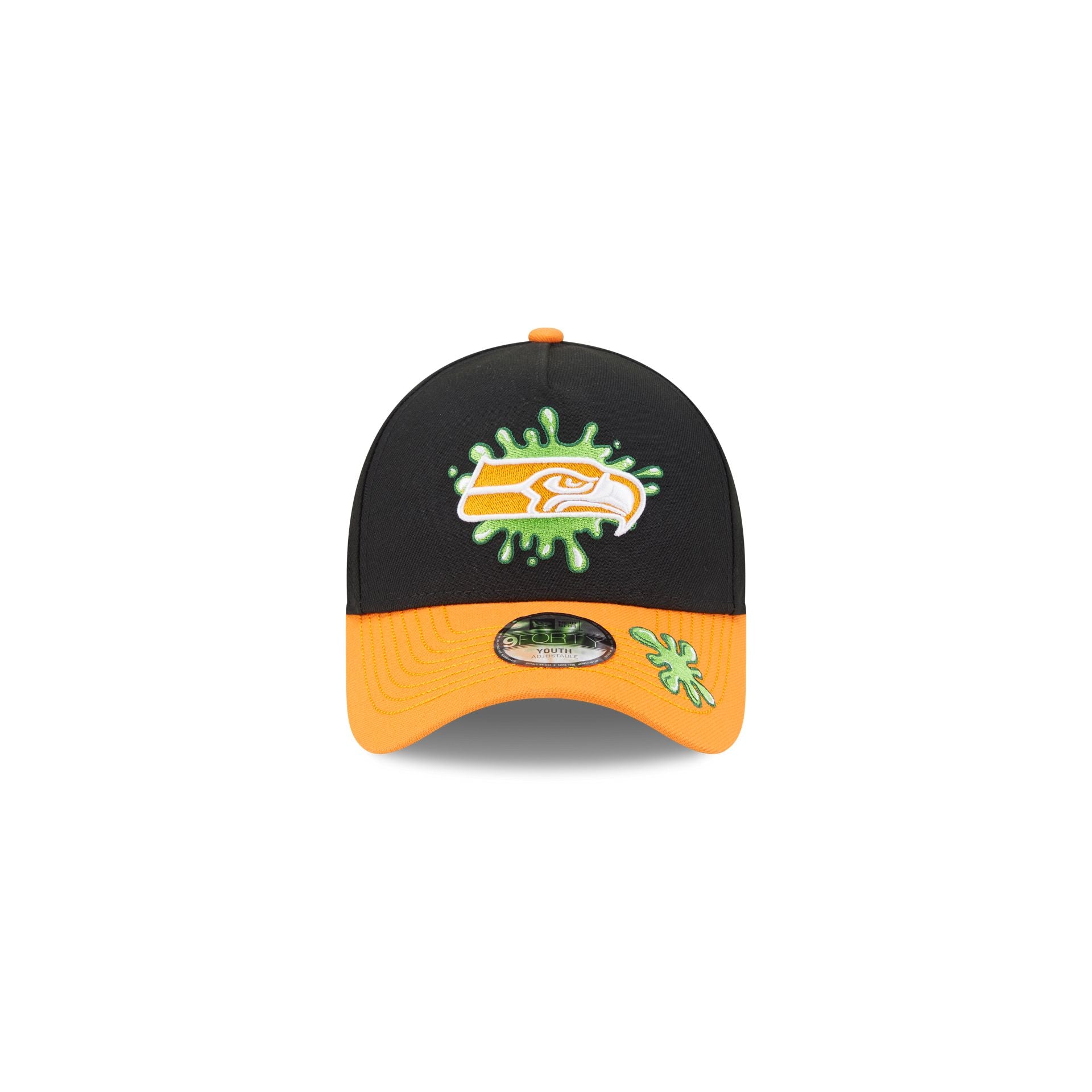 Alternative view of Nickelodeon Slime X Seattle Seahawks Kids 9Forty A-Frame Snapback Hat