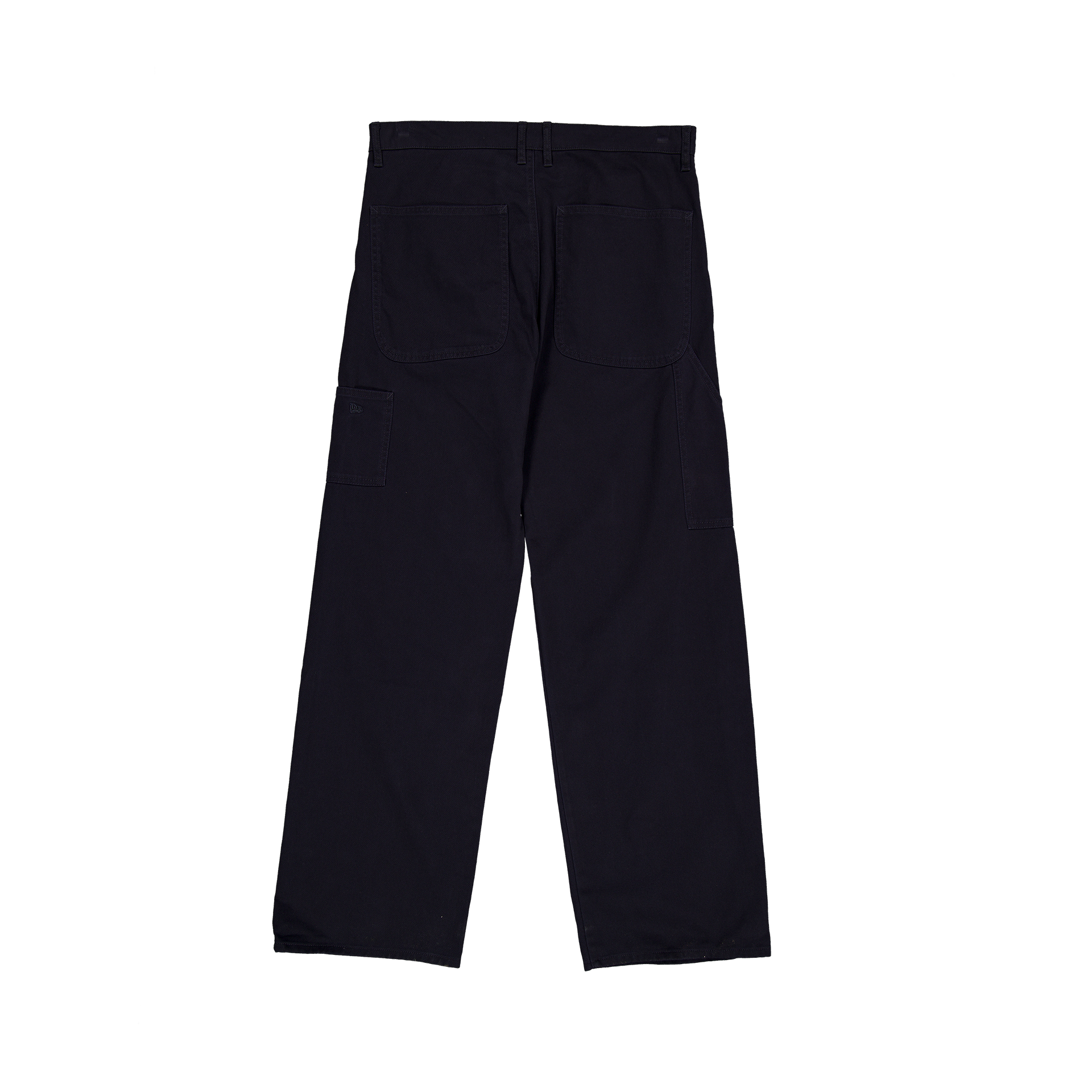Alternative view of New Era Branded Brushed Cotton Navy Carpenter Pants