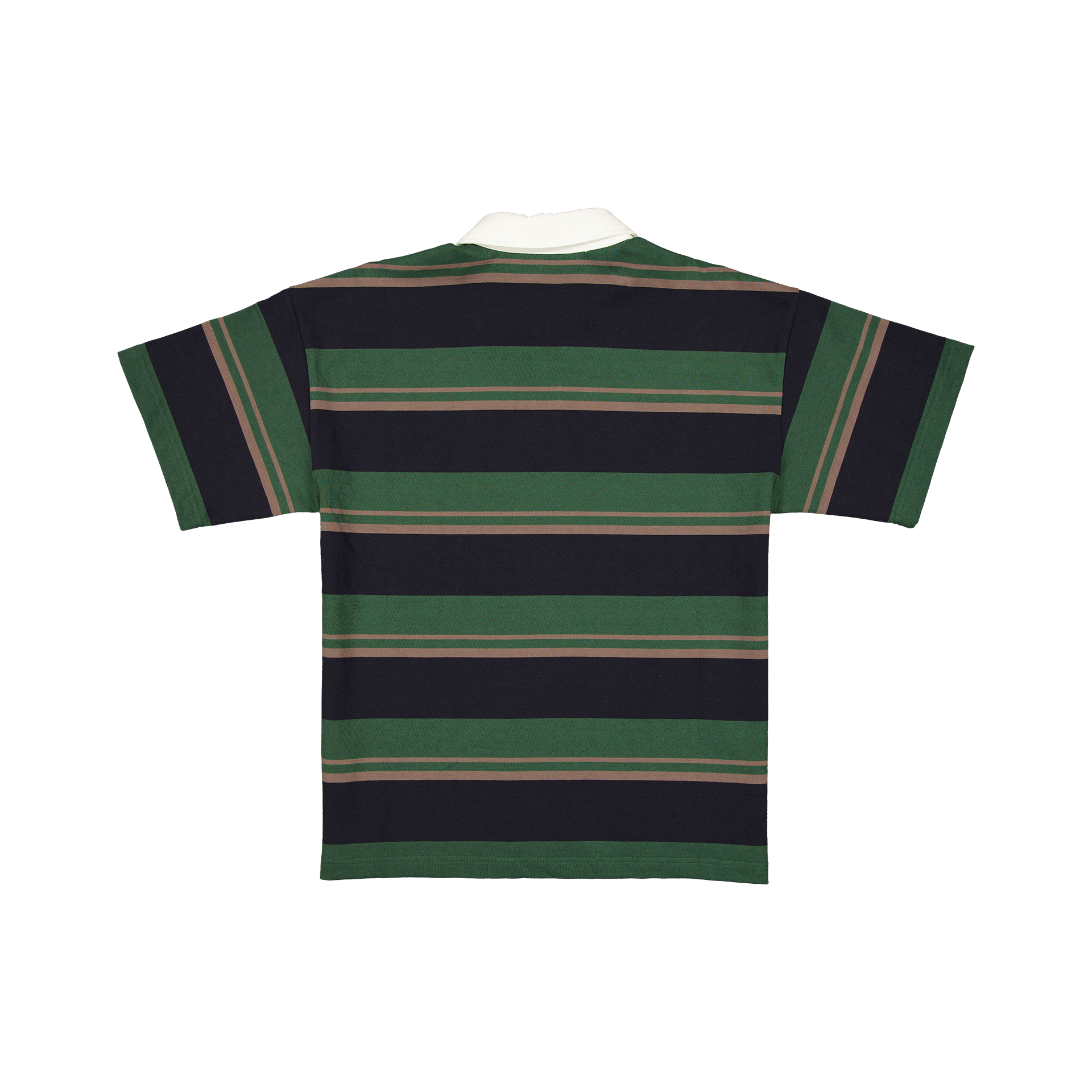 Alternative view of New Era Branded Yarn Dyed Cilantro Green Rugby Shirt