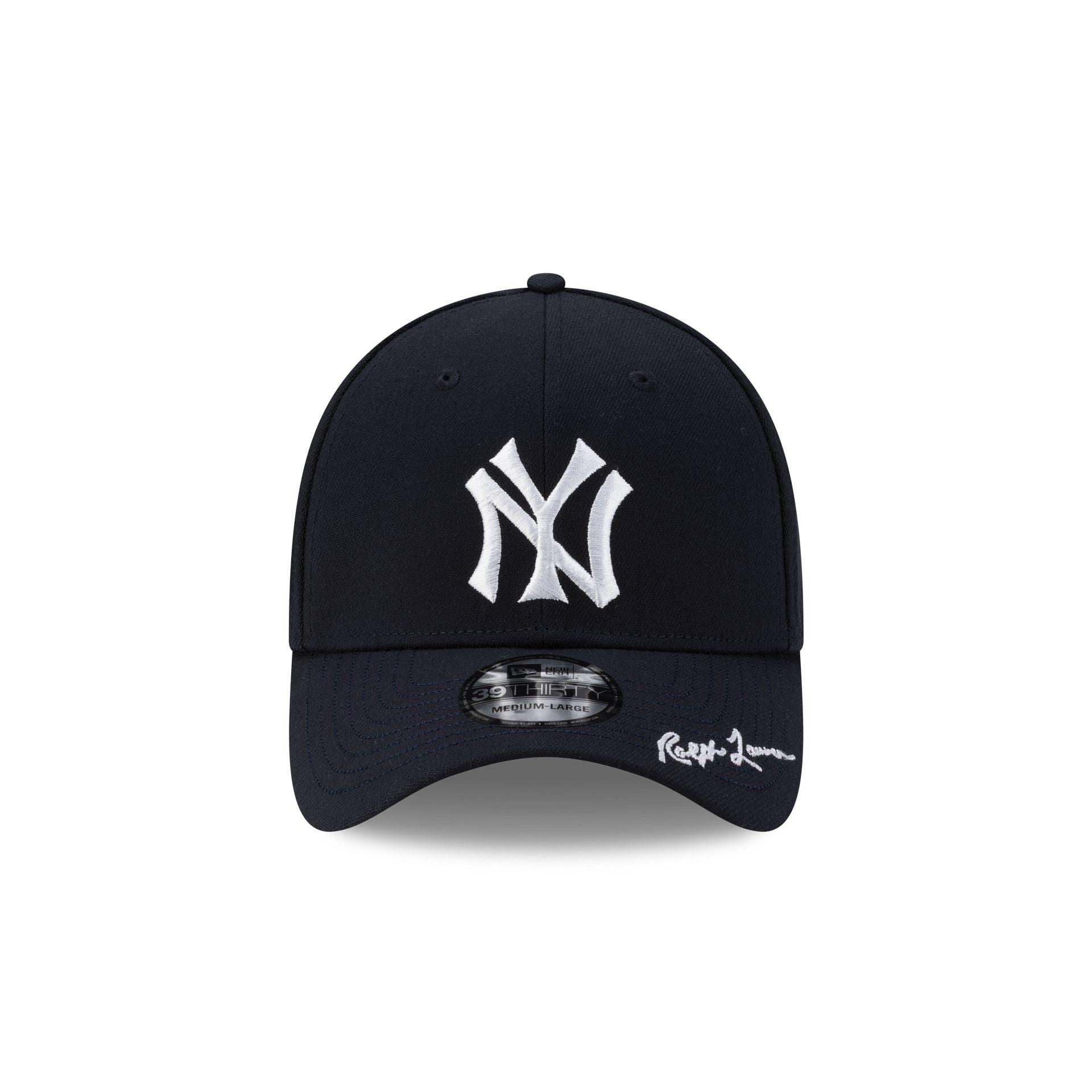 Alternative view of Ralph Lauren X New York Yankees Navy 39Thirty Stretch Fit Hat