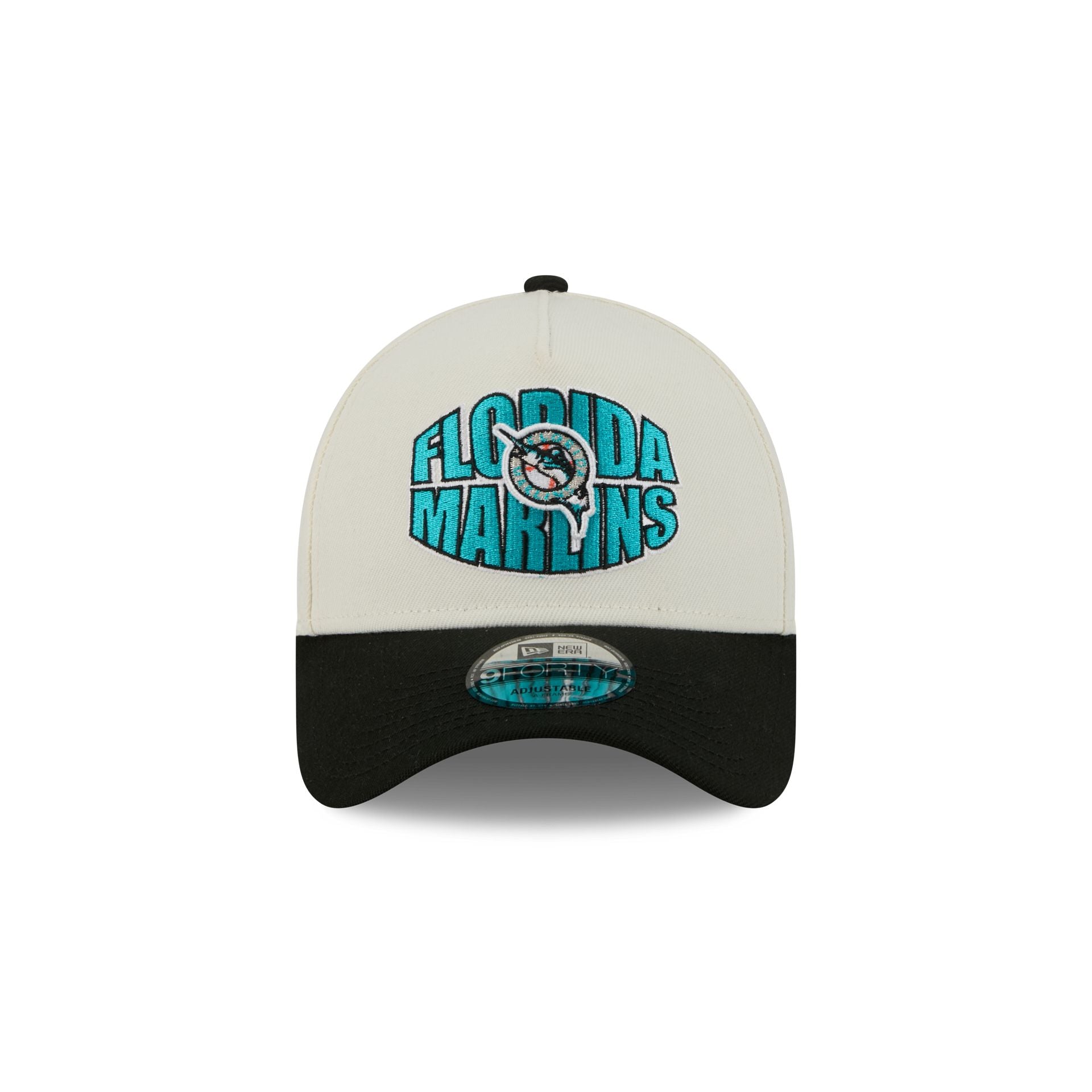 Alternative view of Miami Marlins Classic Tones 9Forty A-Frame Snapback Hat