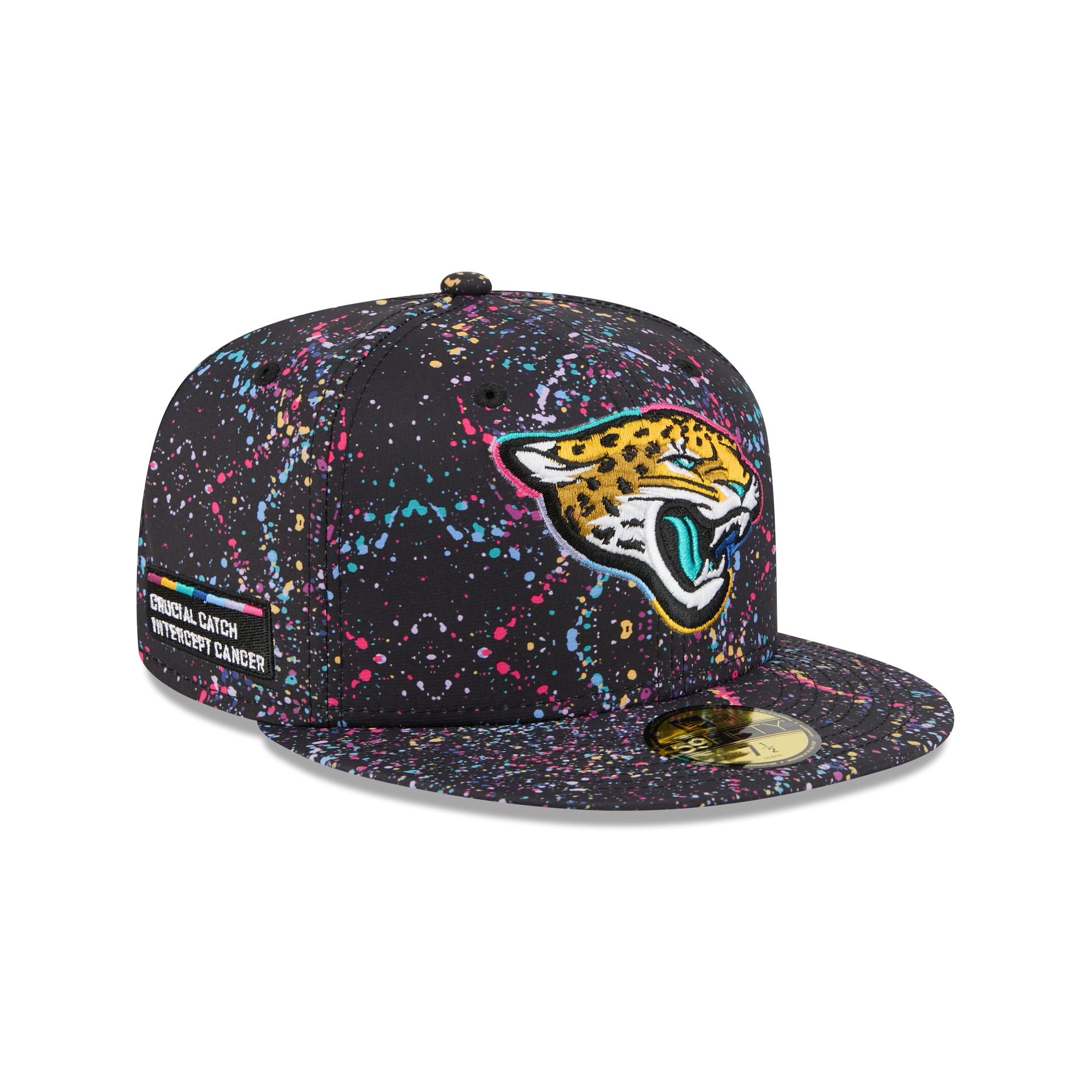 Jacksonville Jaguars 2025 Crucial Catch 59Fifty Fitted Hat