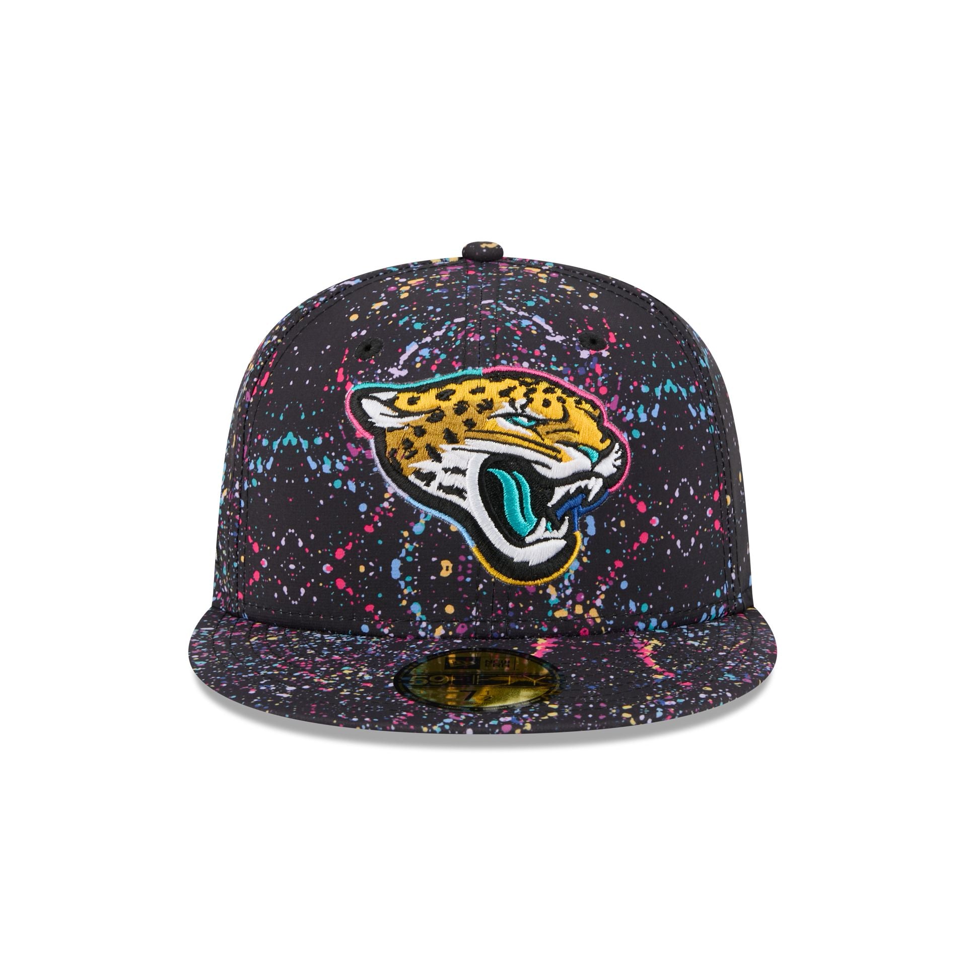 Alternative view of Jacksonville Jaguars 2025 Crucial Catch 59Fifty Fitted Hat