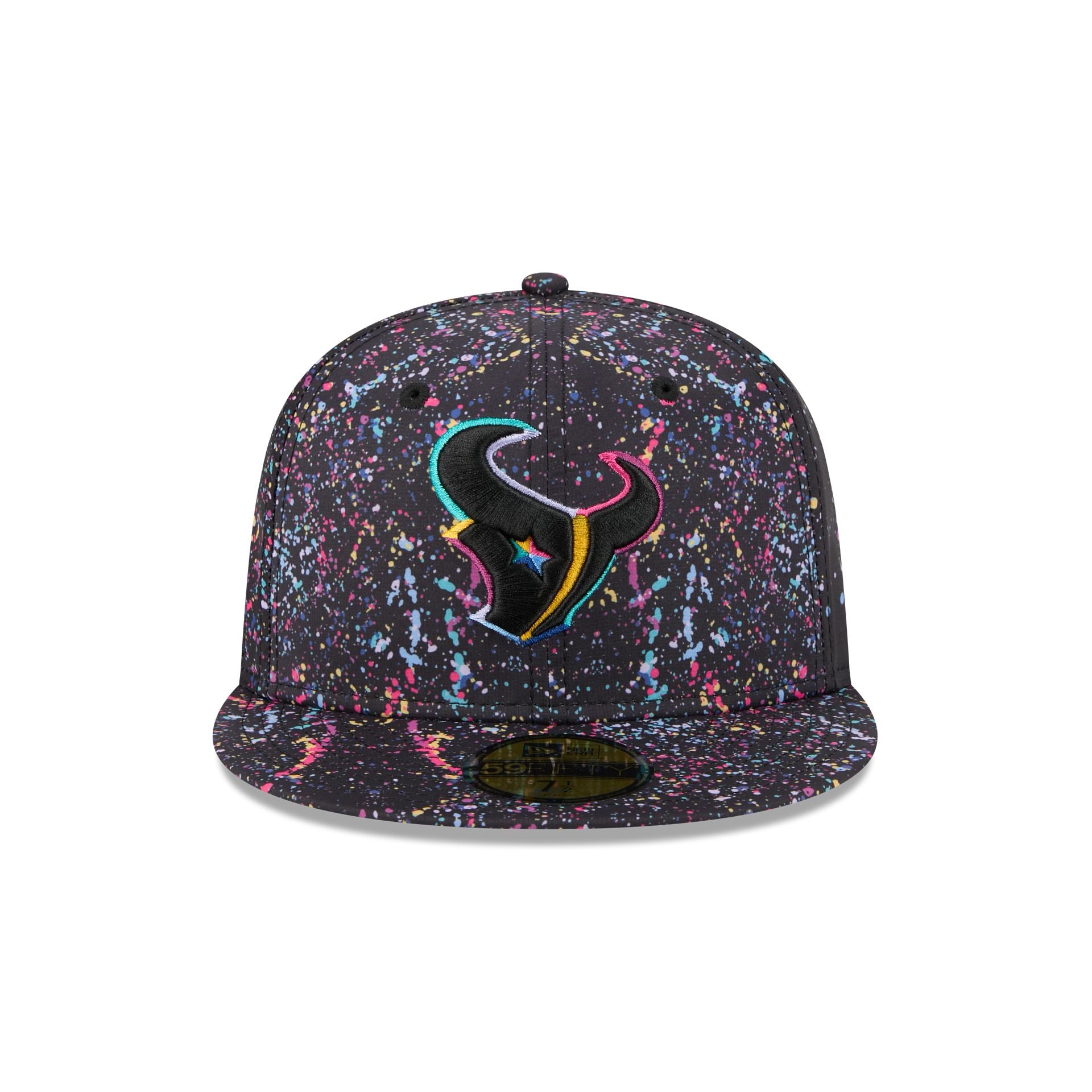 Alternative view of Houston Texans 2025 Crucial Catch 59Fifty Fitted Hat
