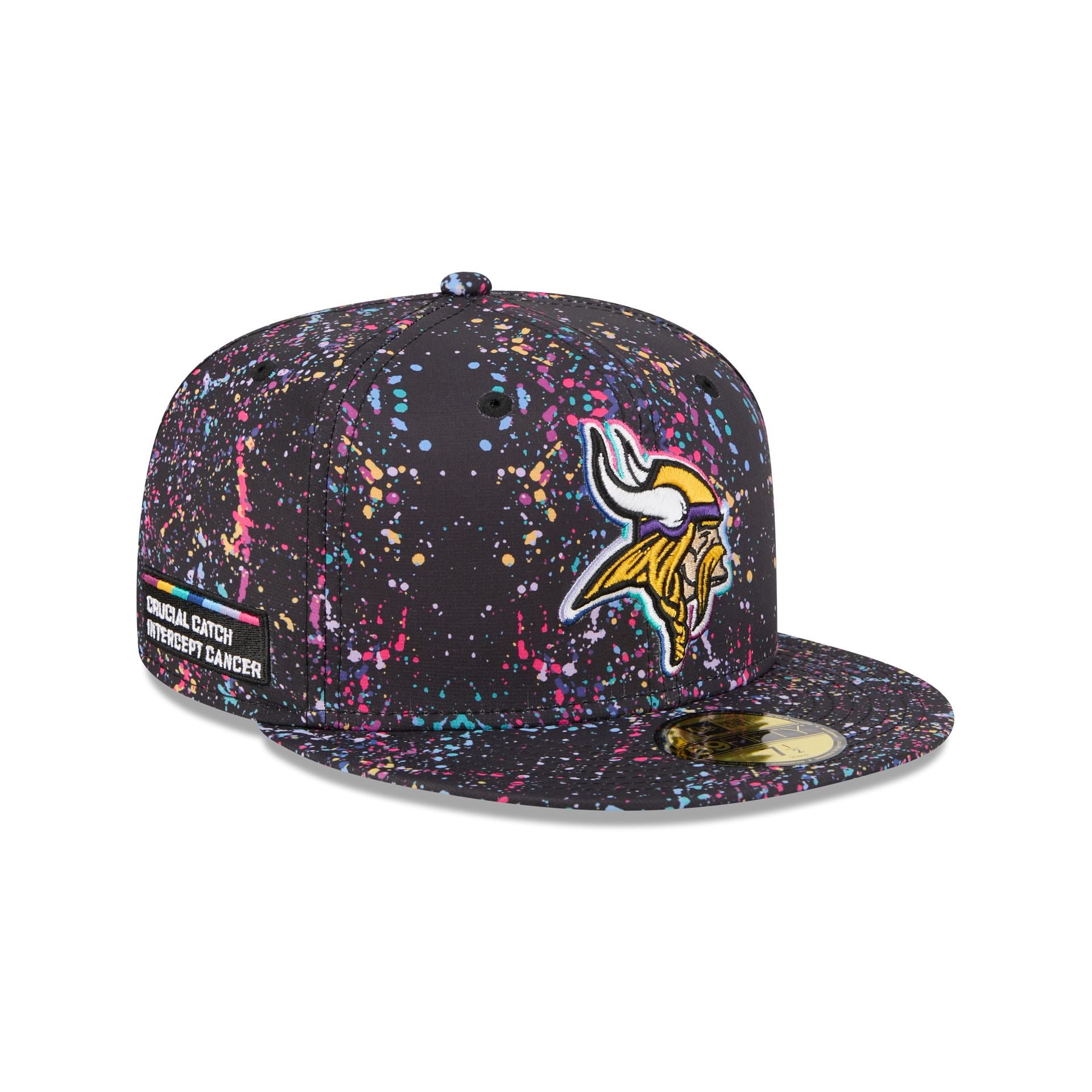 Minnesota Vikings 2025 Crucial Catch 59Fifty Fitted Hat