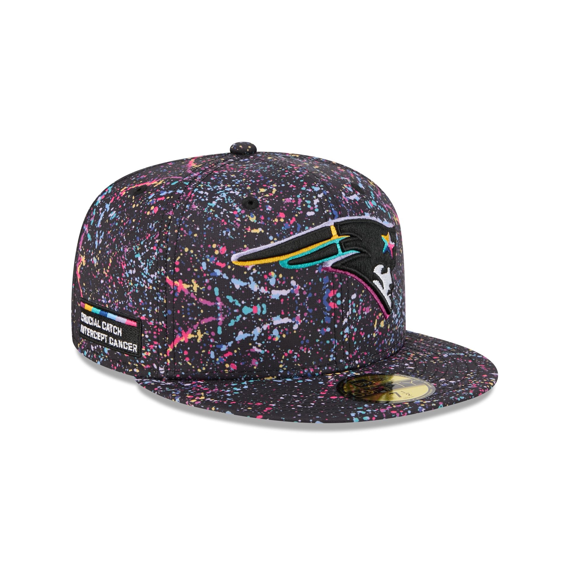 New England Patriots 2025 Crucial Catch 59Fifty Fitted Hat