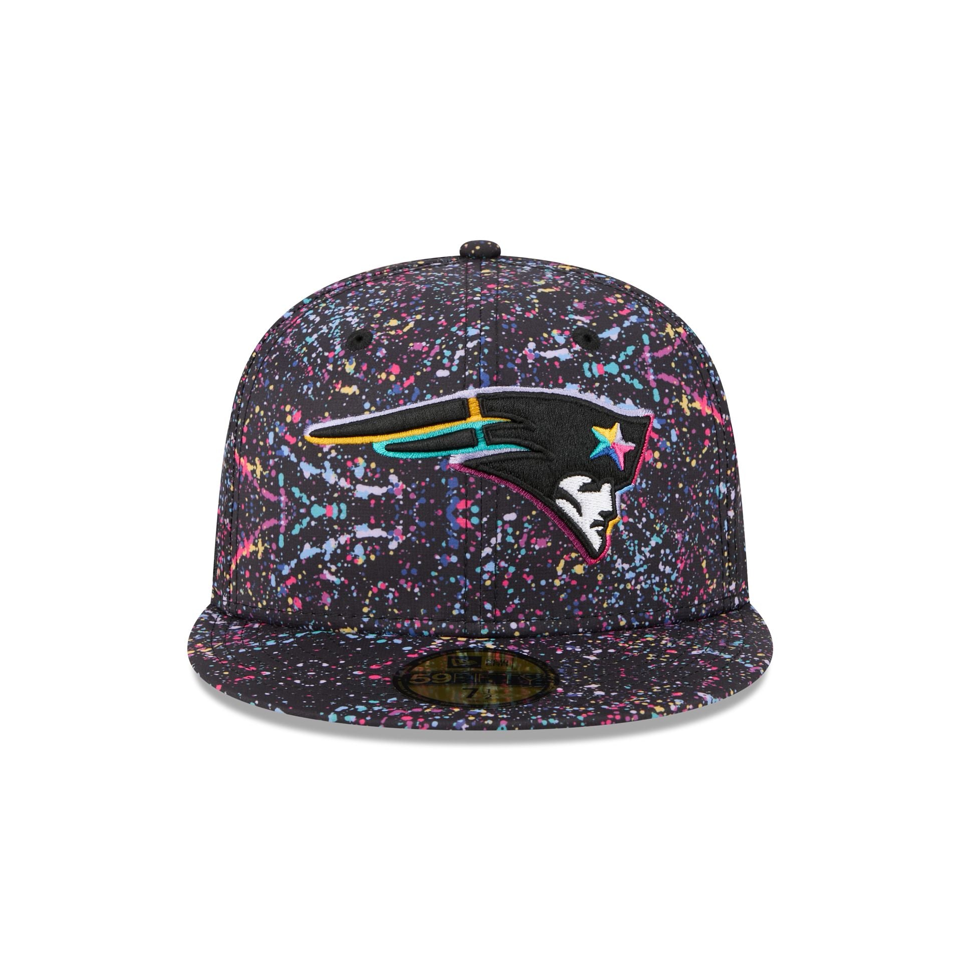 Alternative view of New England Patriots 2025 Crucial Catch 59Fifty Fitted Hat