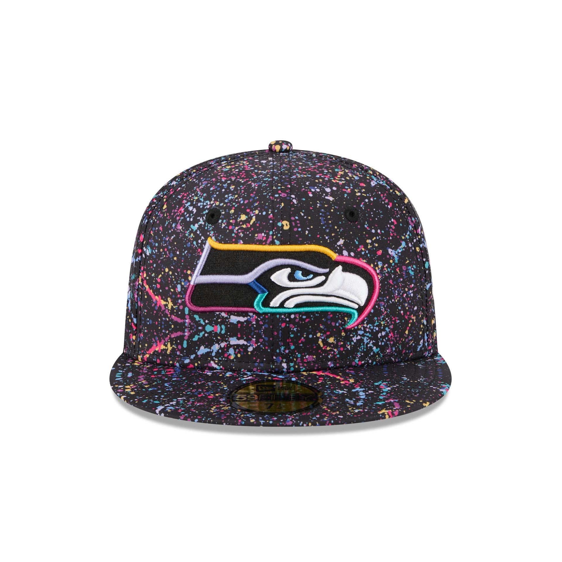 Alternative view of Seattle Seahawks 2025 Crucial Catch 59Fifty Fitted Hat